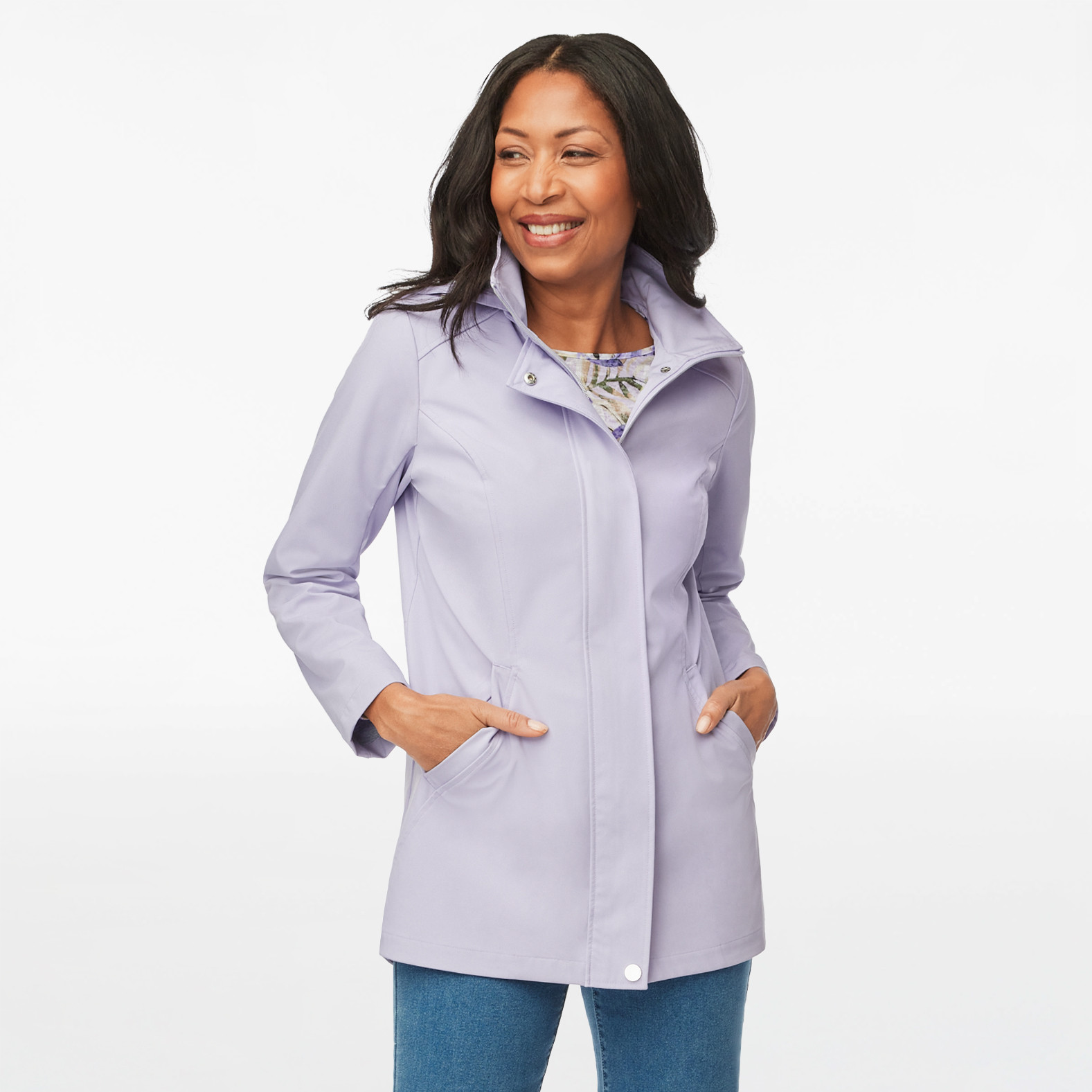Soft Shell High Low Jacket