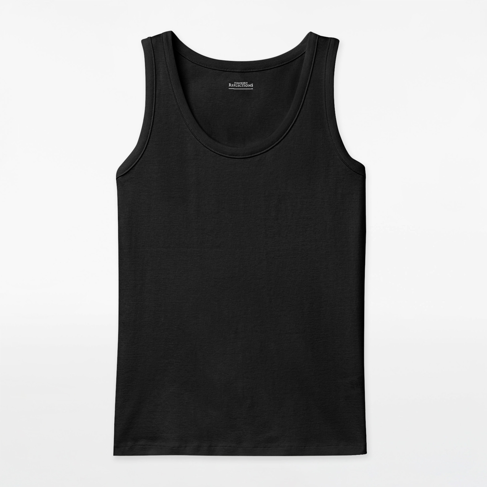 Solid Scoop Neck Tank