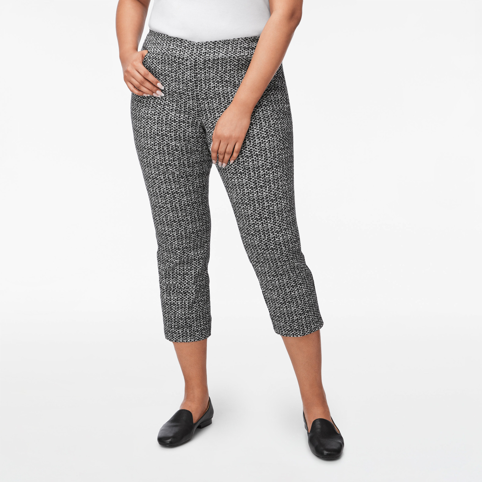 Animal Print Capri Pant