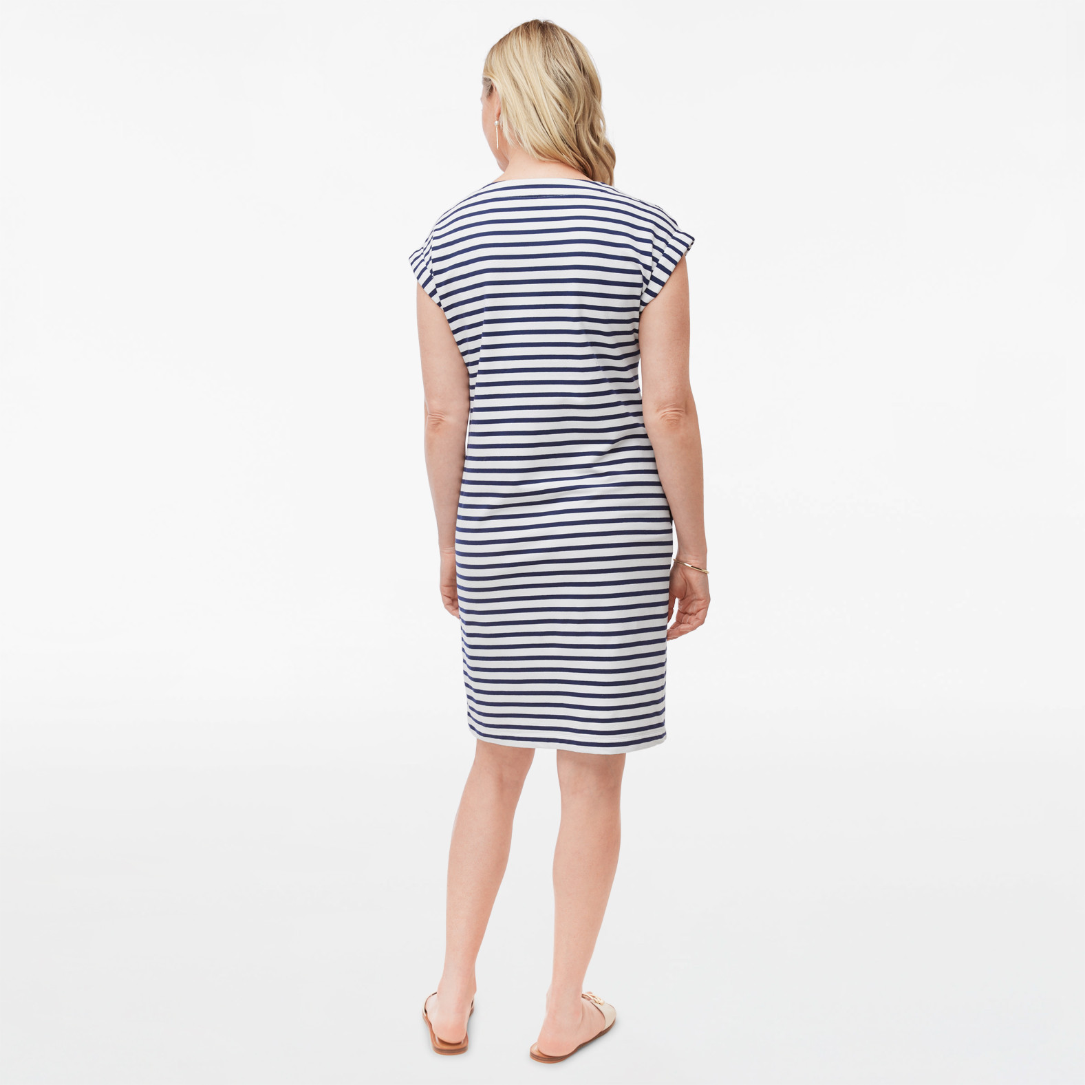 French Terry Striped Dress