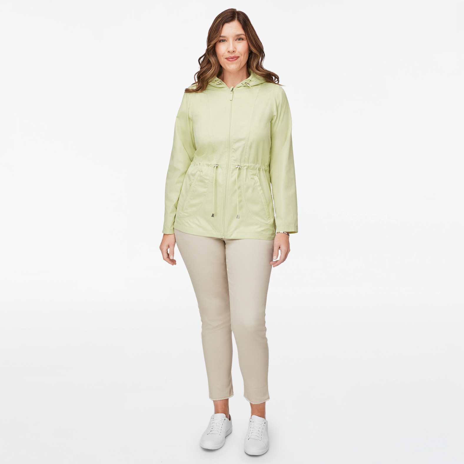 Solid Packable Rain Jacket