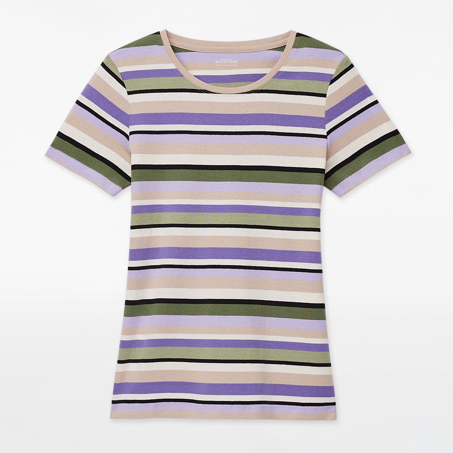 Everyday Fit Striped Crew Neck Tee