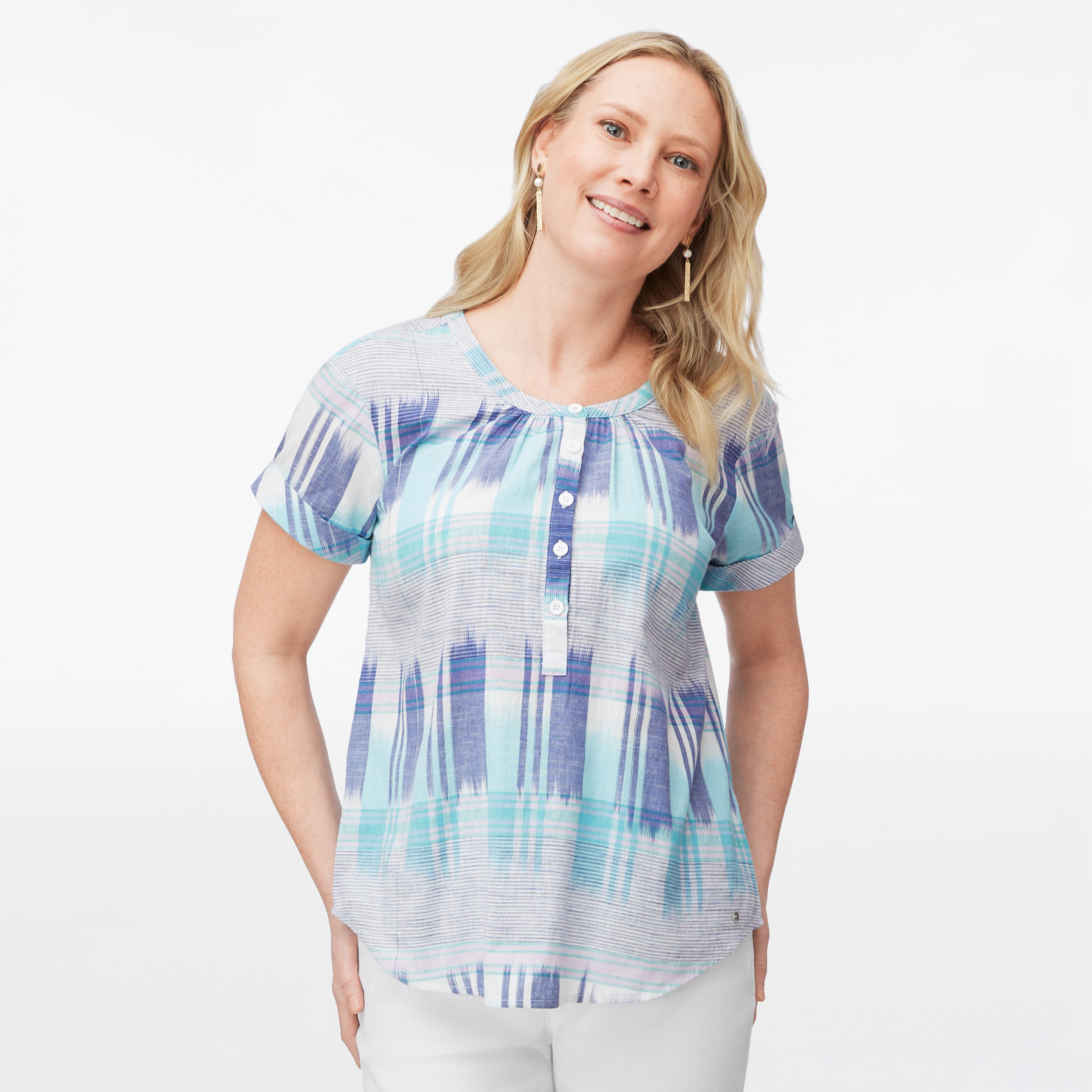Short Sleeve Plaid Shirt