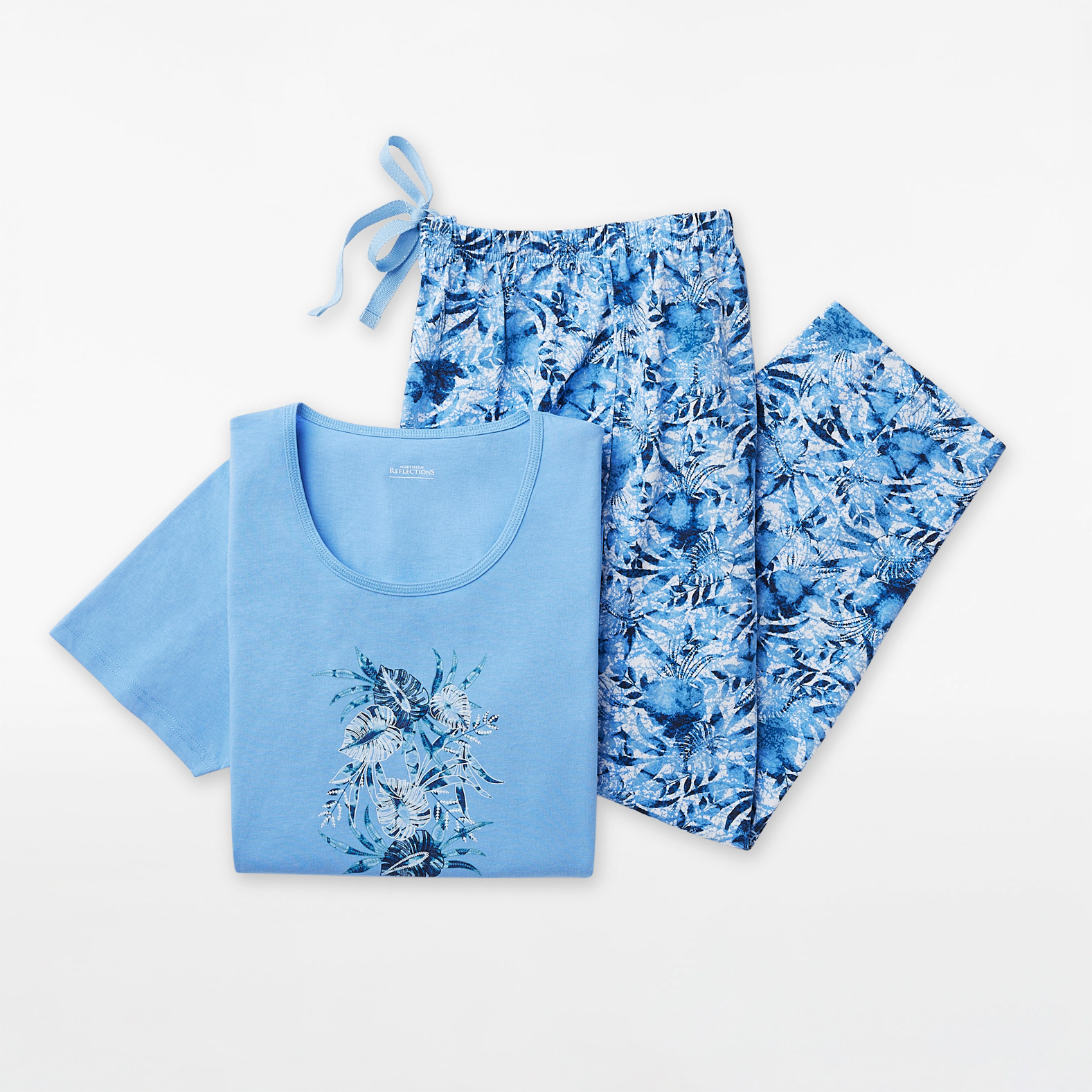 Tropical Print Pyjama Set