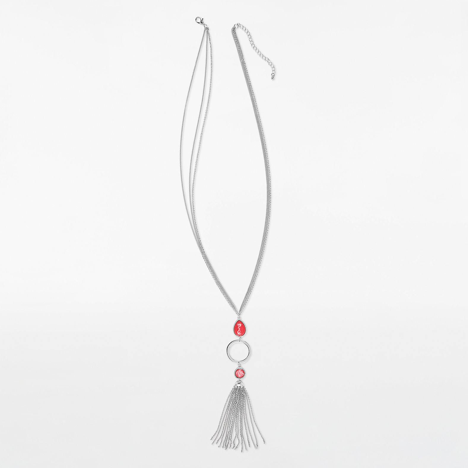 Beaded Tassel Necklace
