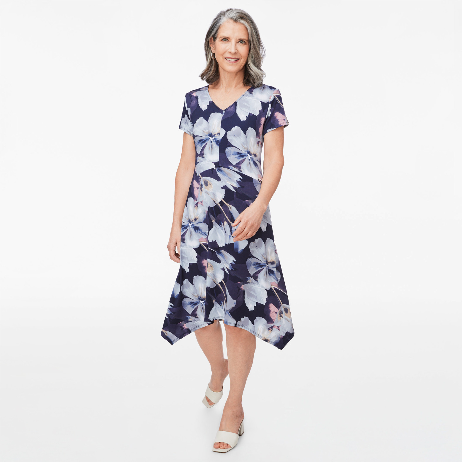 Asymmetrical Hem Dress