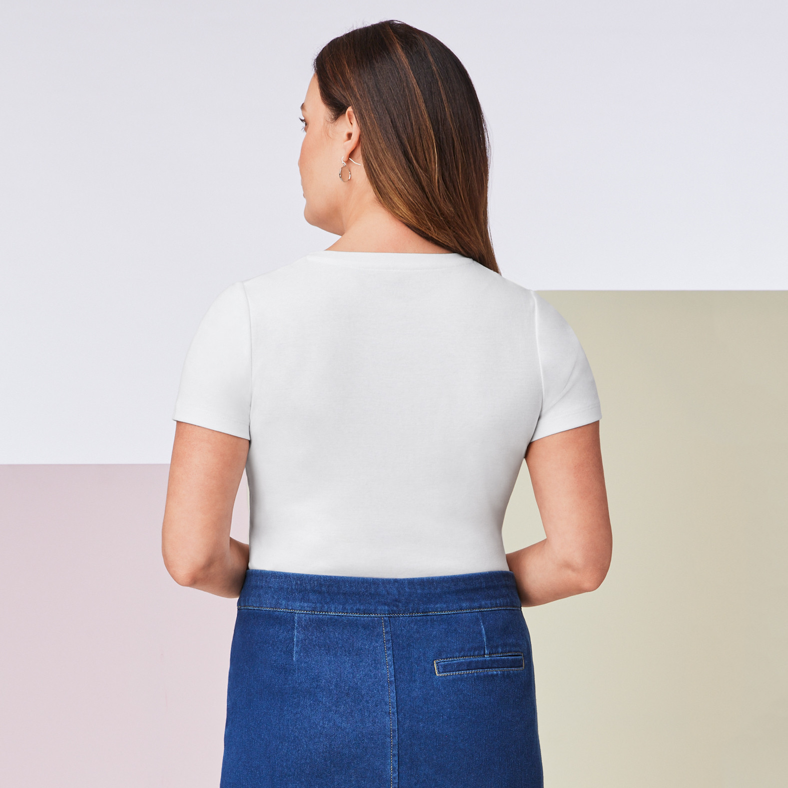 Petite - Watercolour Print Tee