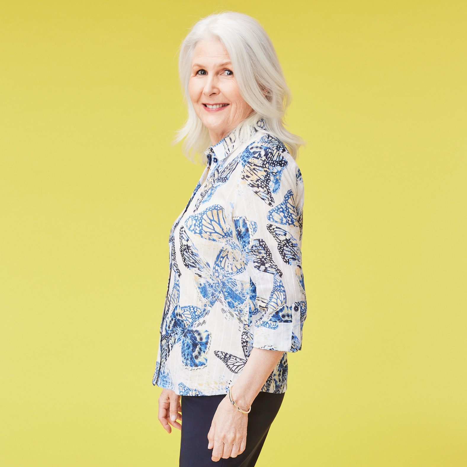 Woven Printed Shirt Side View