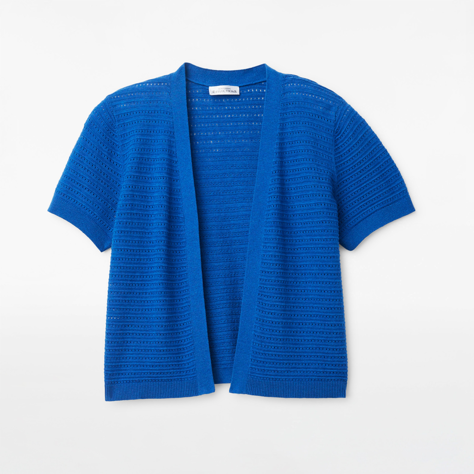 Pointelle Crop Cardigan