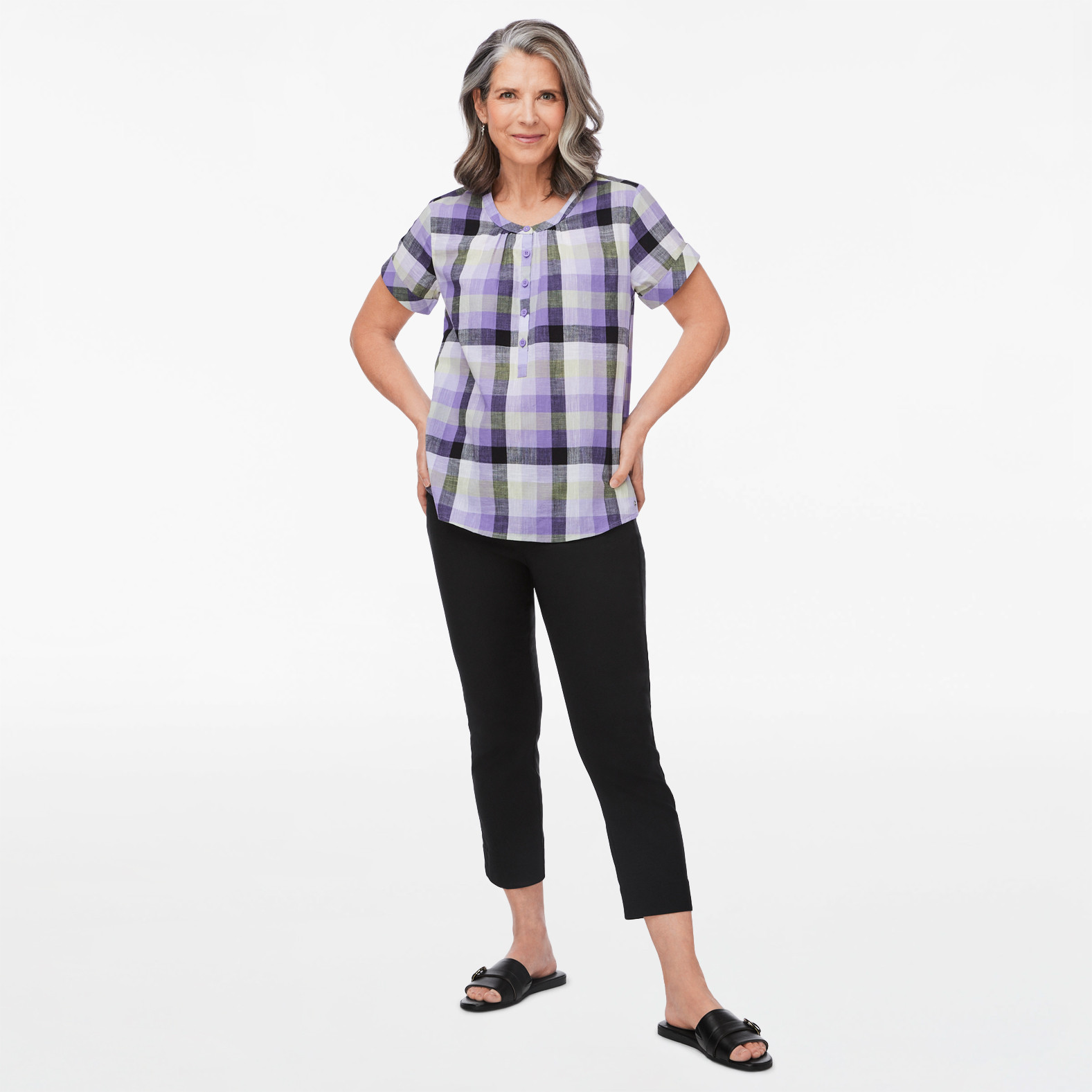 Short Sleeve Plaid Shirt