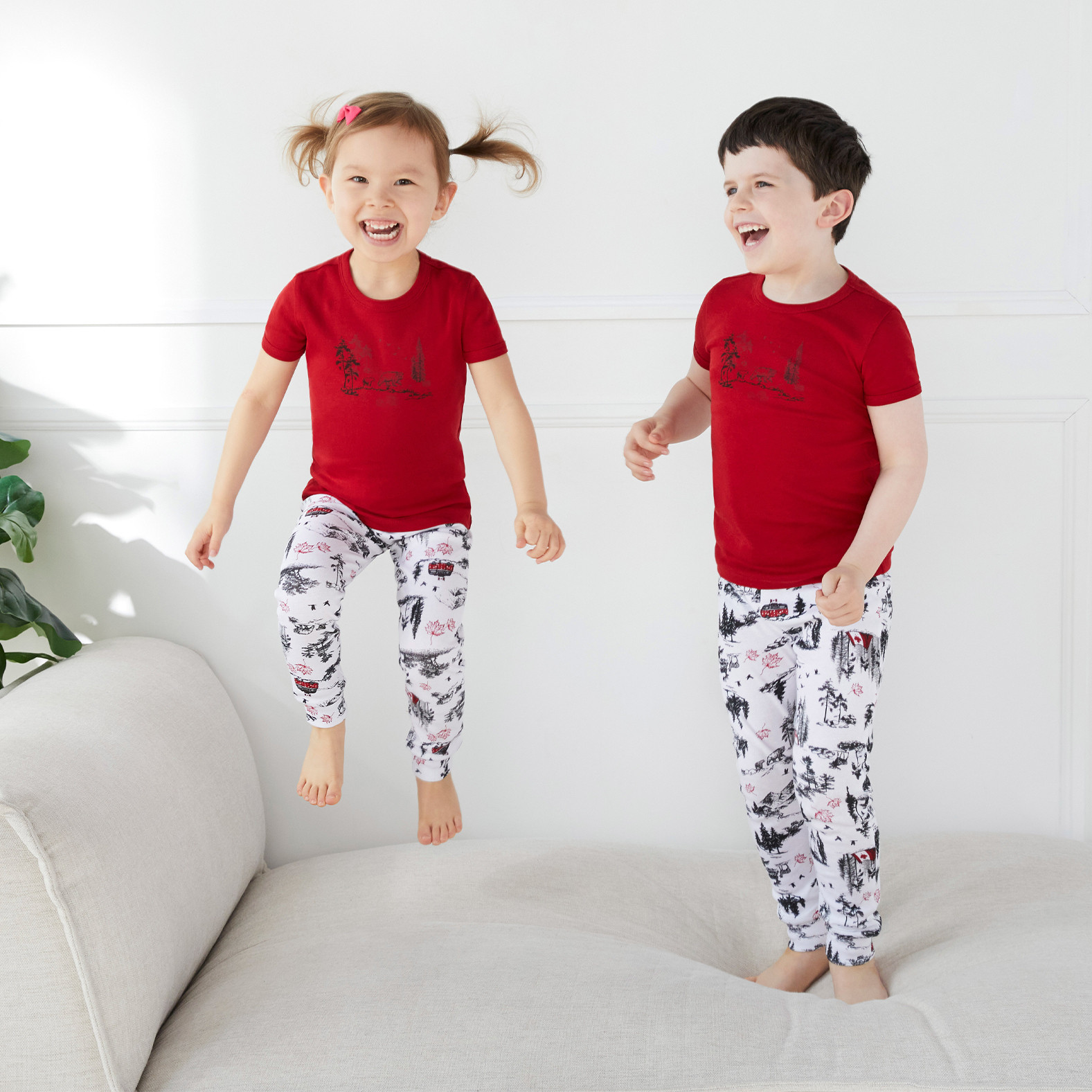 Children's Canada Day Pyjama Set