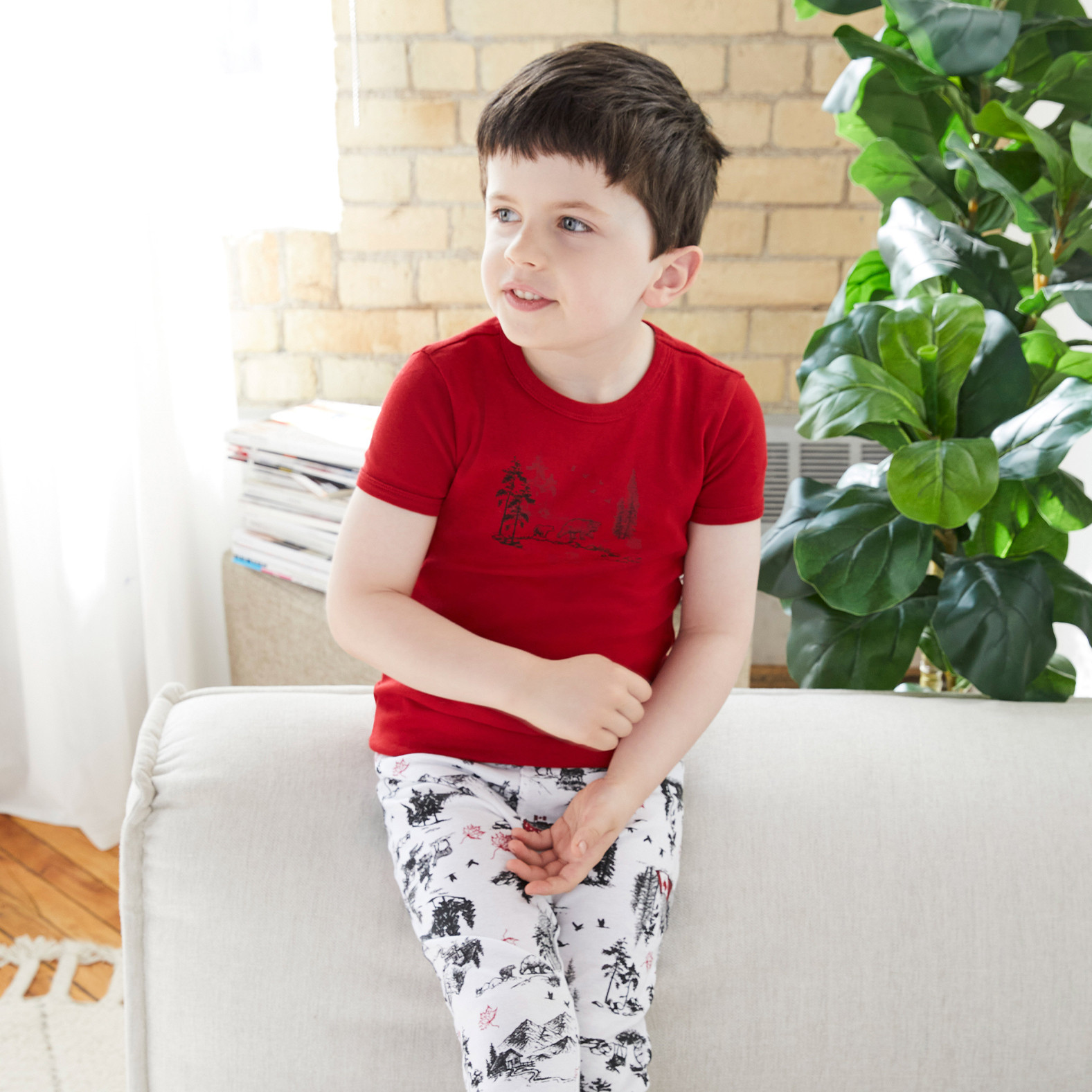 Children's Canada Day Pyjama Set