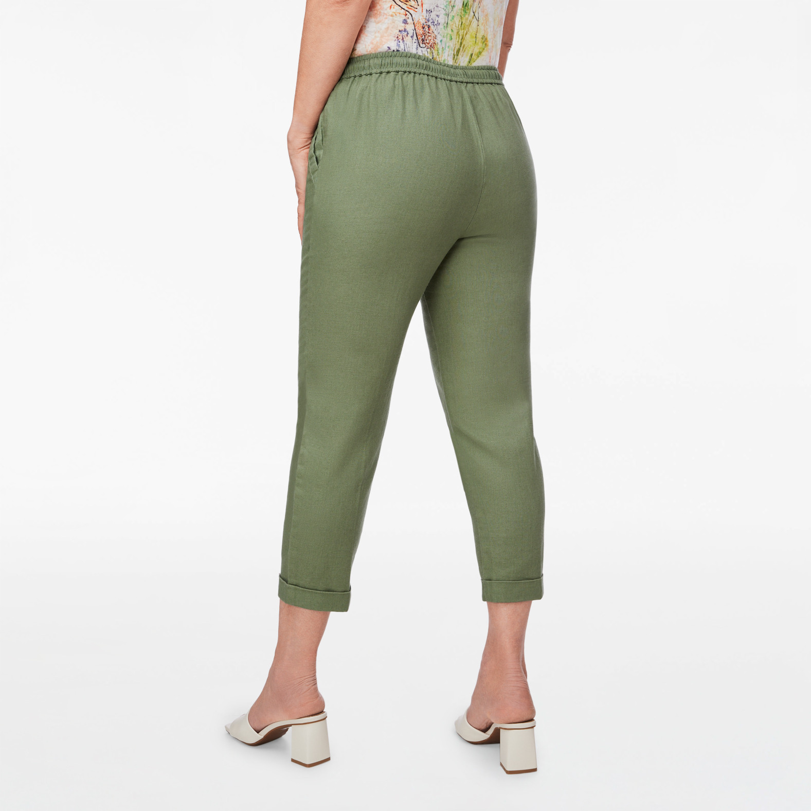 Linen Blend Jogger Pant