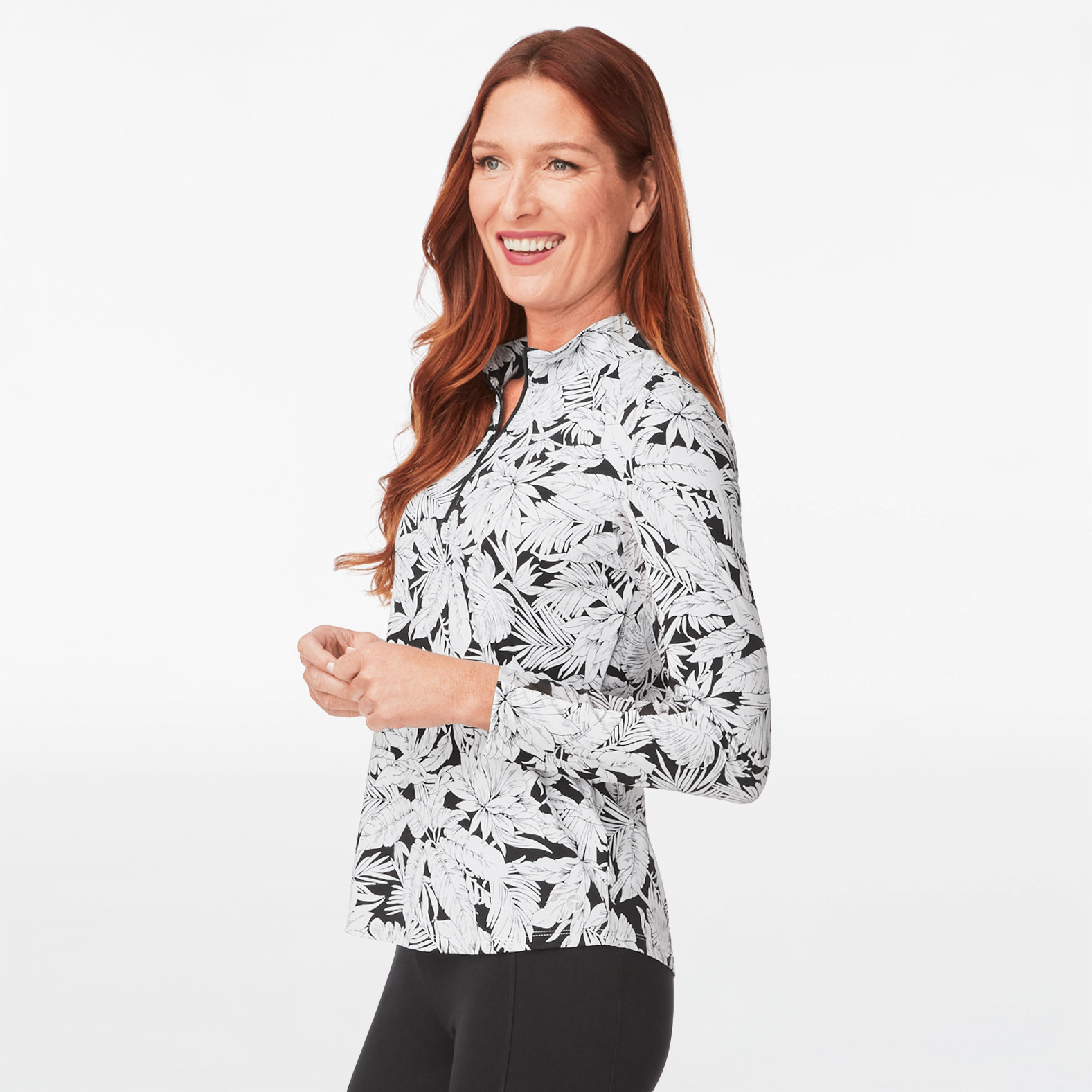 Mock Neck Active Top