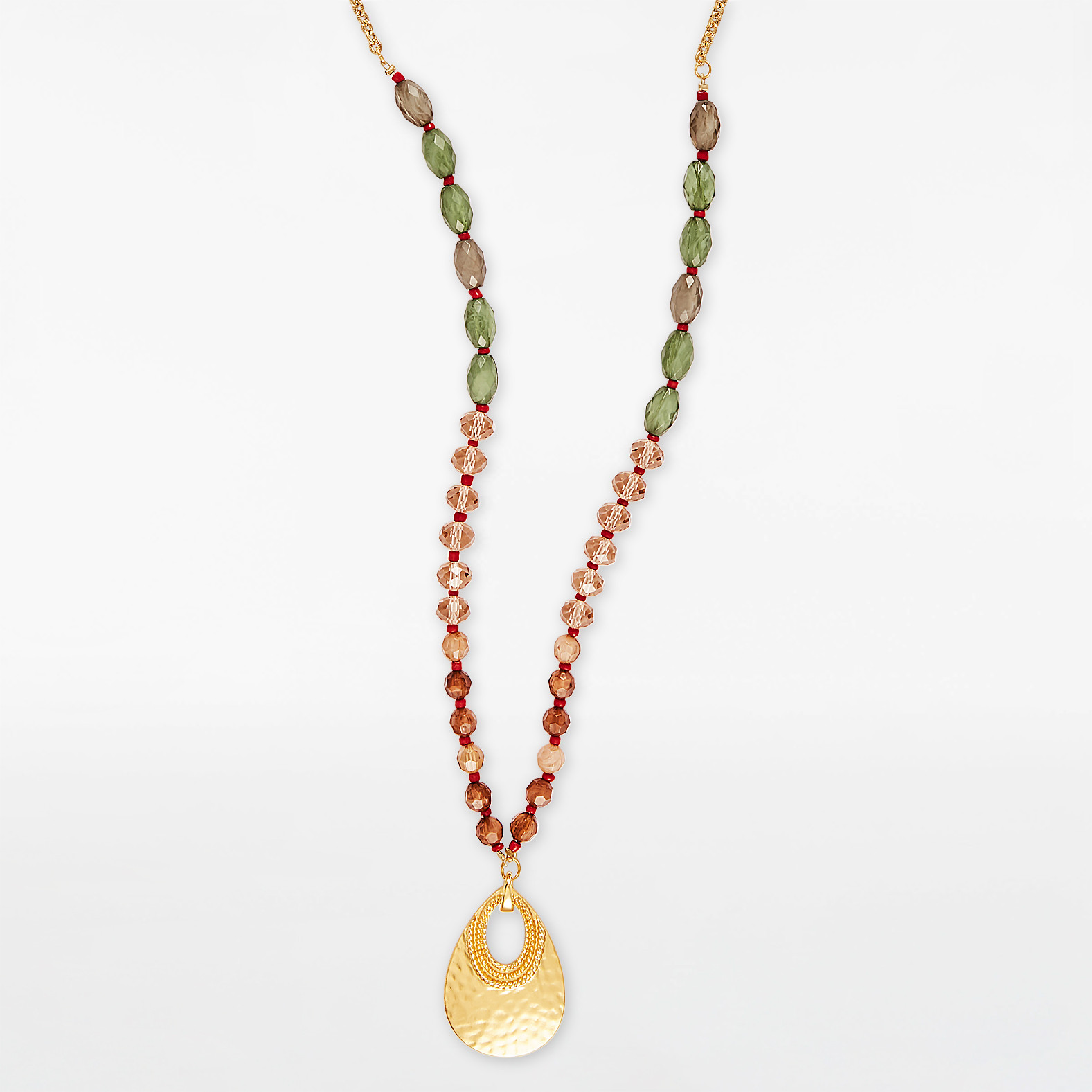 Beaded Pendant Necklace