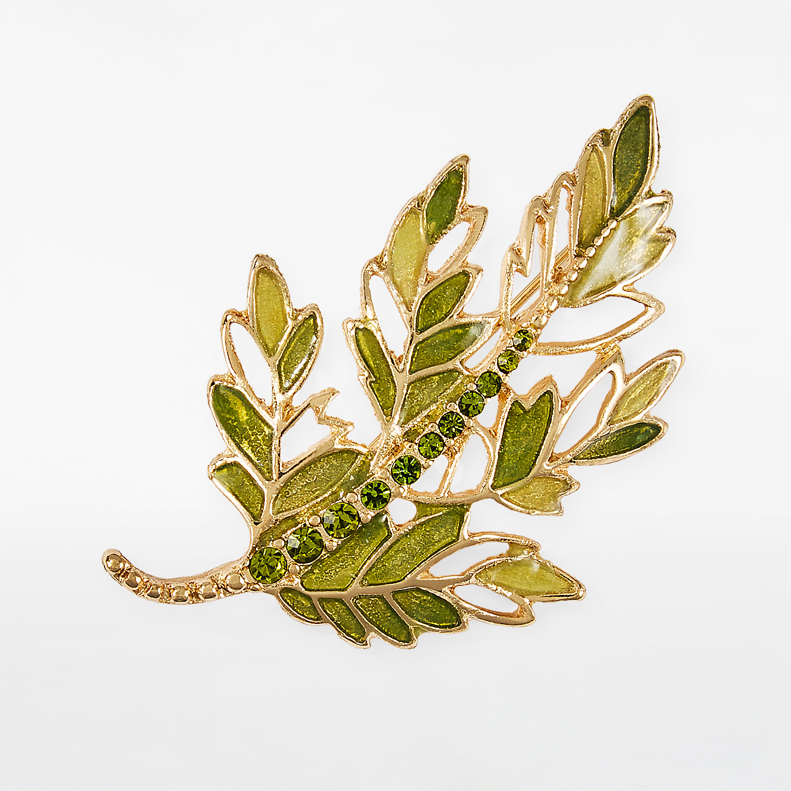 Leaf Pin - Green