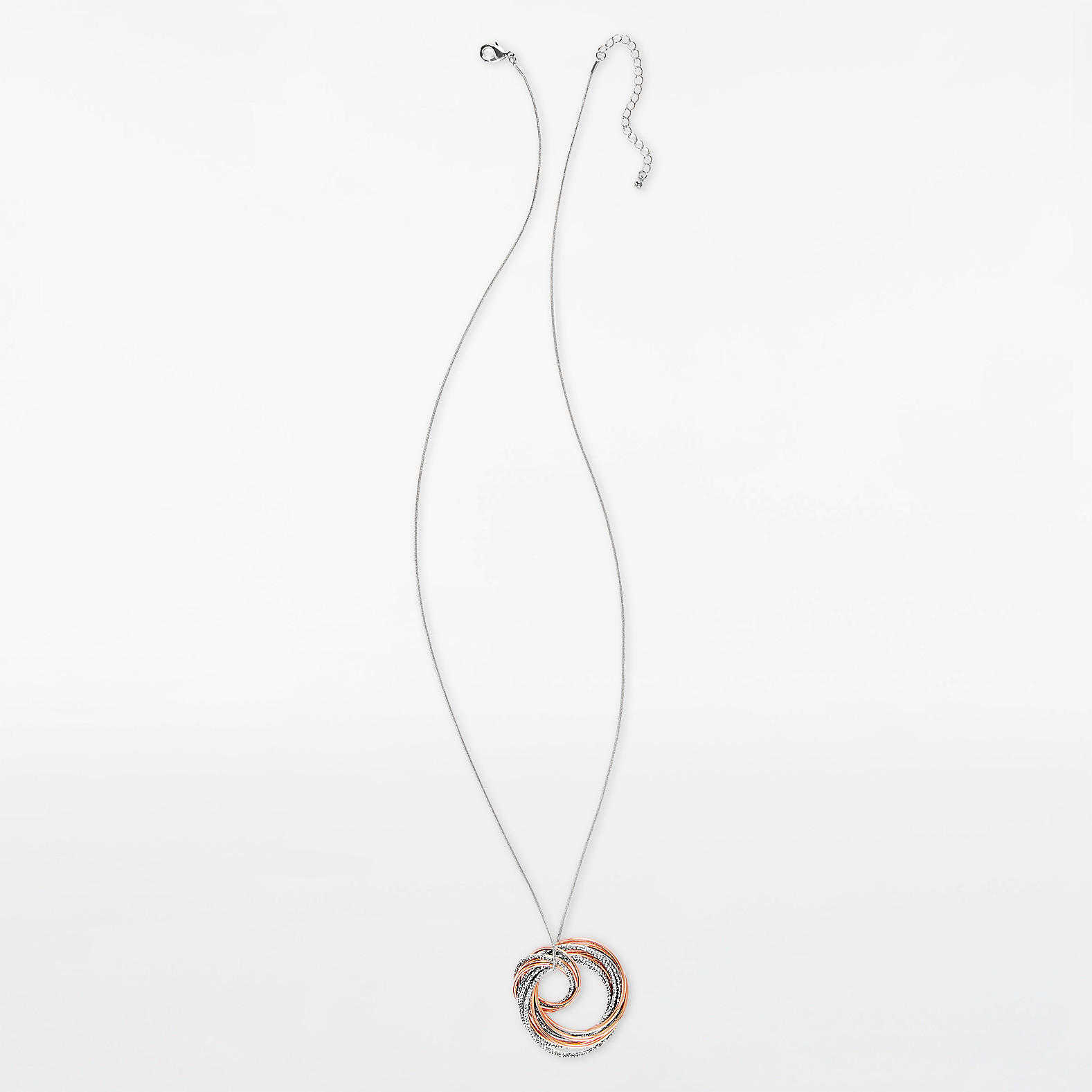 Multi Circle Pendant Necklace