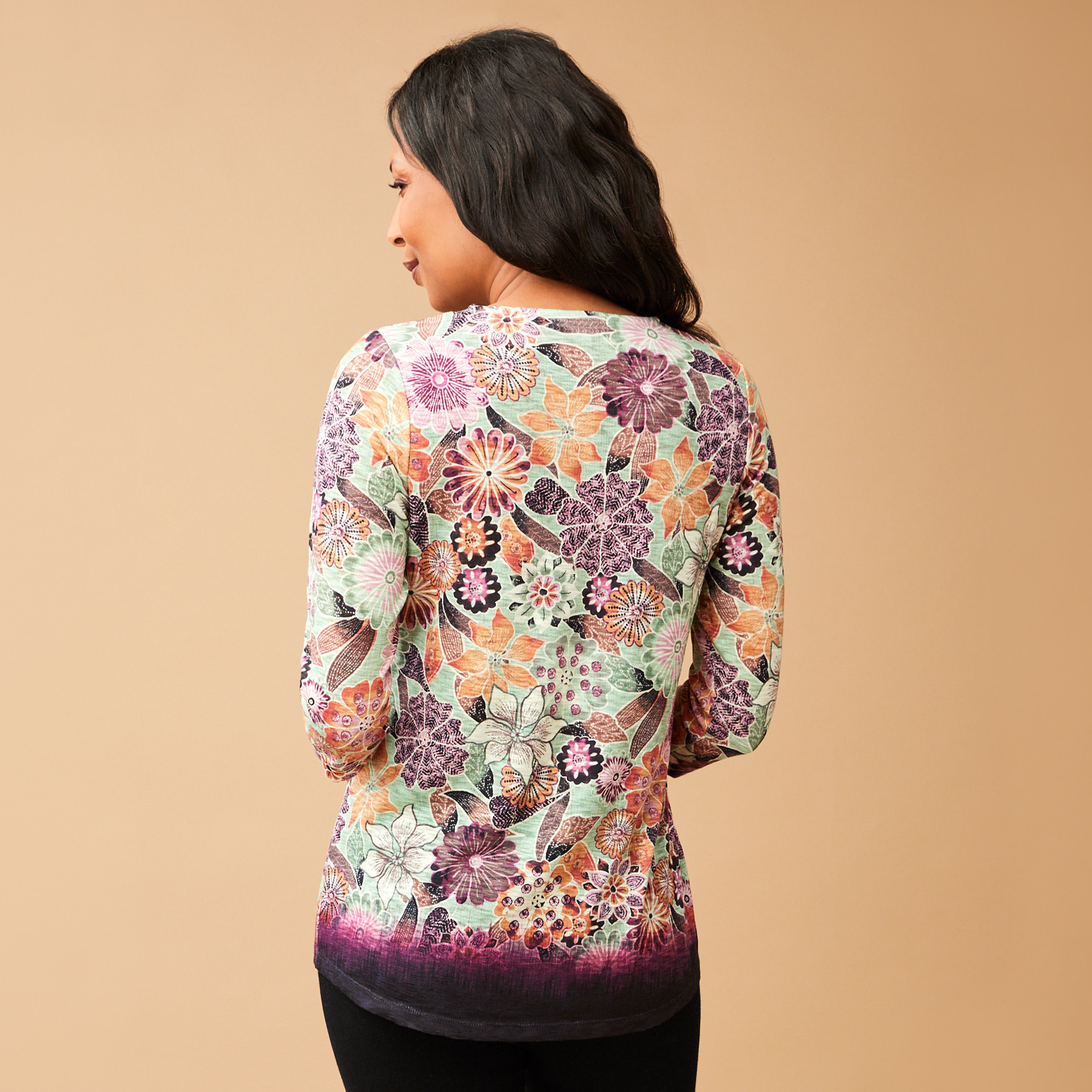 Seamed Sublimation Top Back View