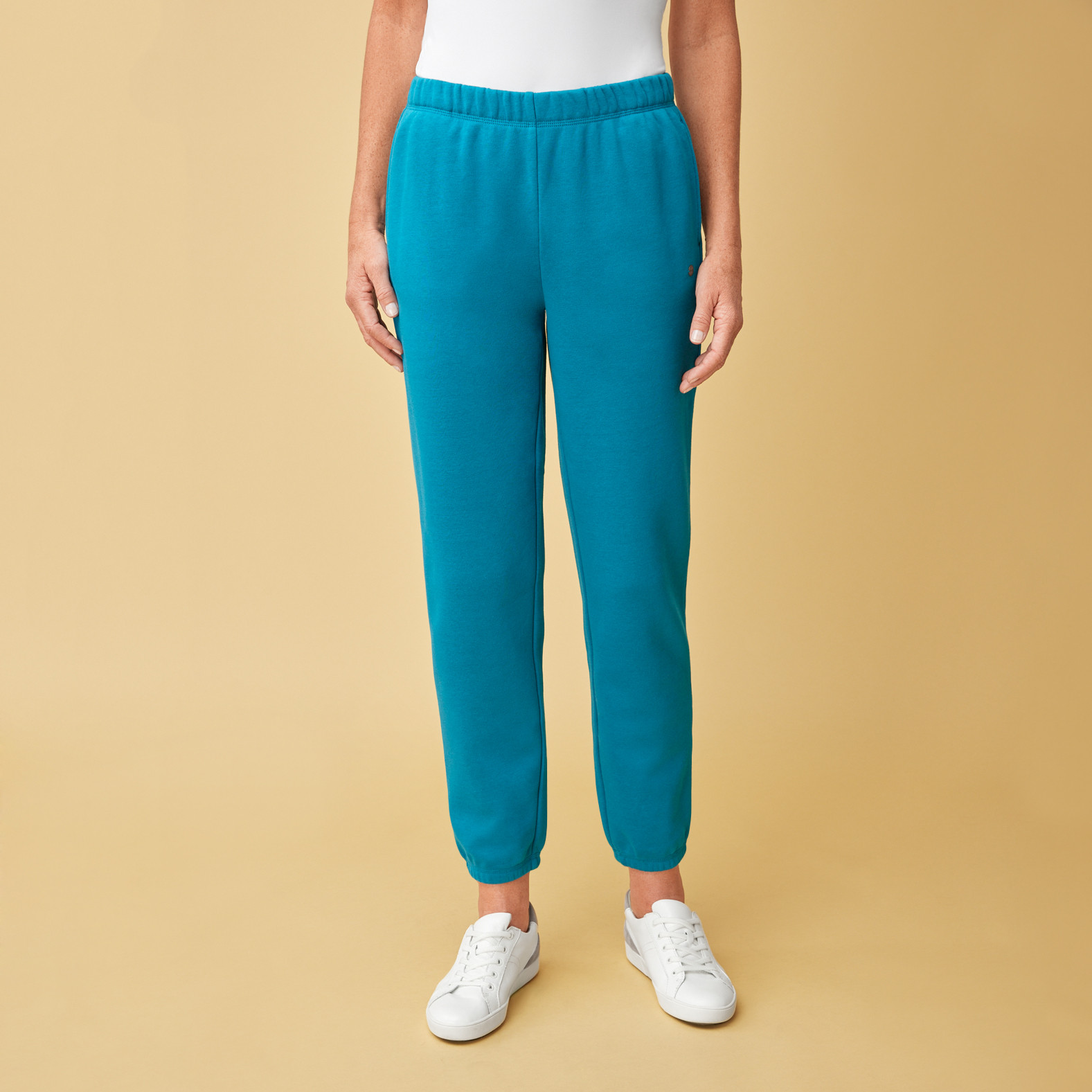 Women's Elastic Bottom Fleece Joggers blue