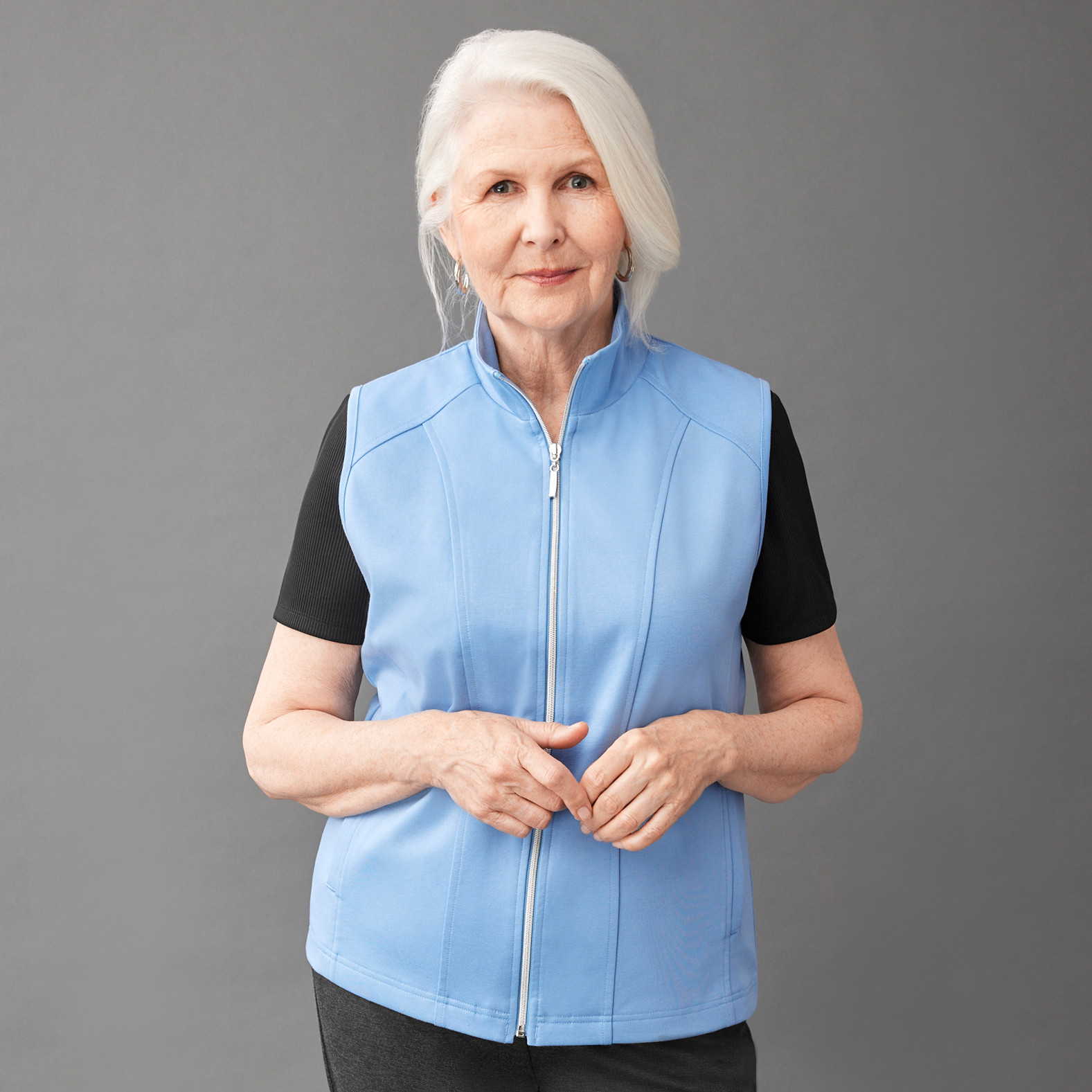 Petite - Zip Front Active Vest