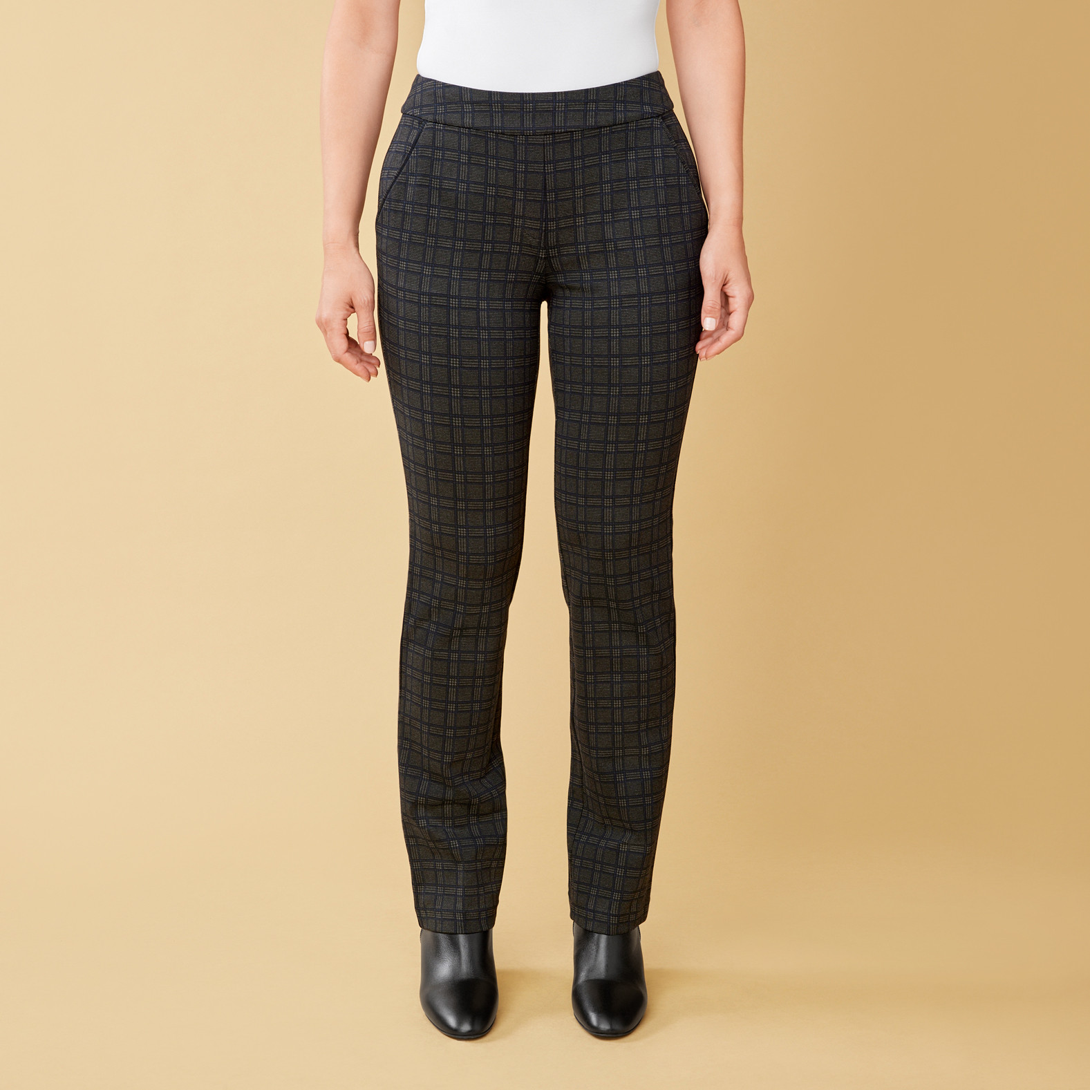 Checker Ponte Pant