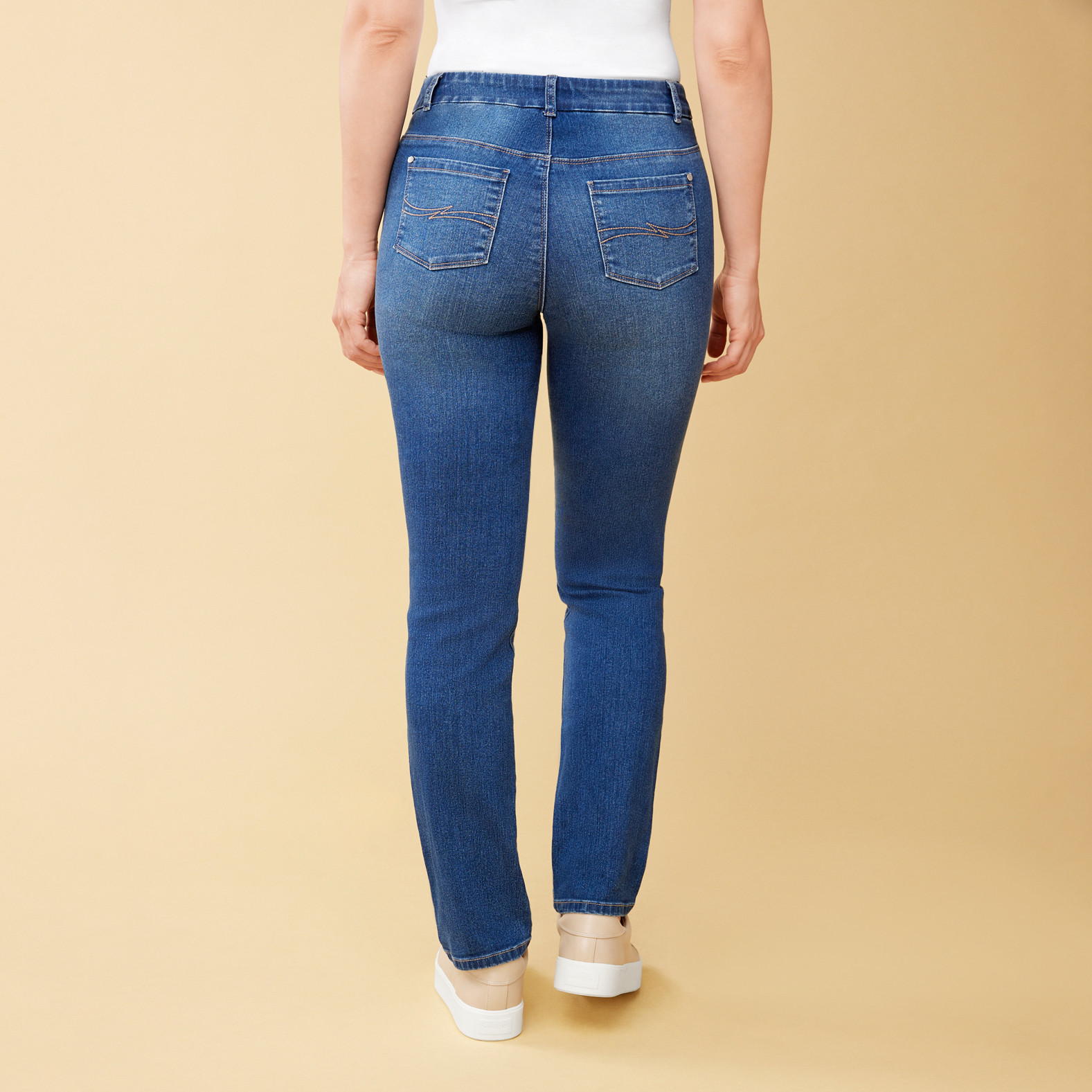 Fall Comfort Denim Back View