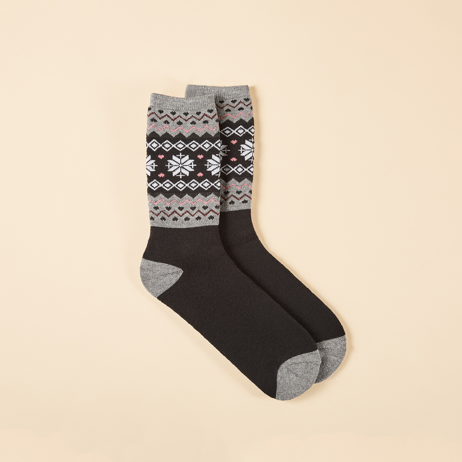 Fairisle Printed Socks