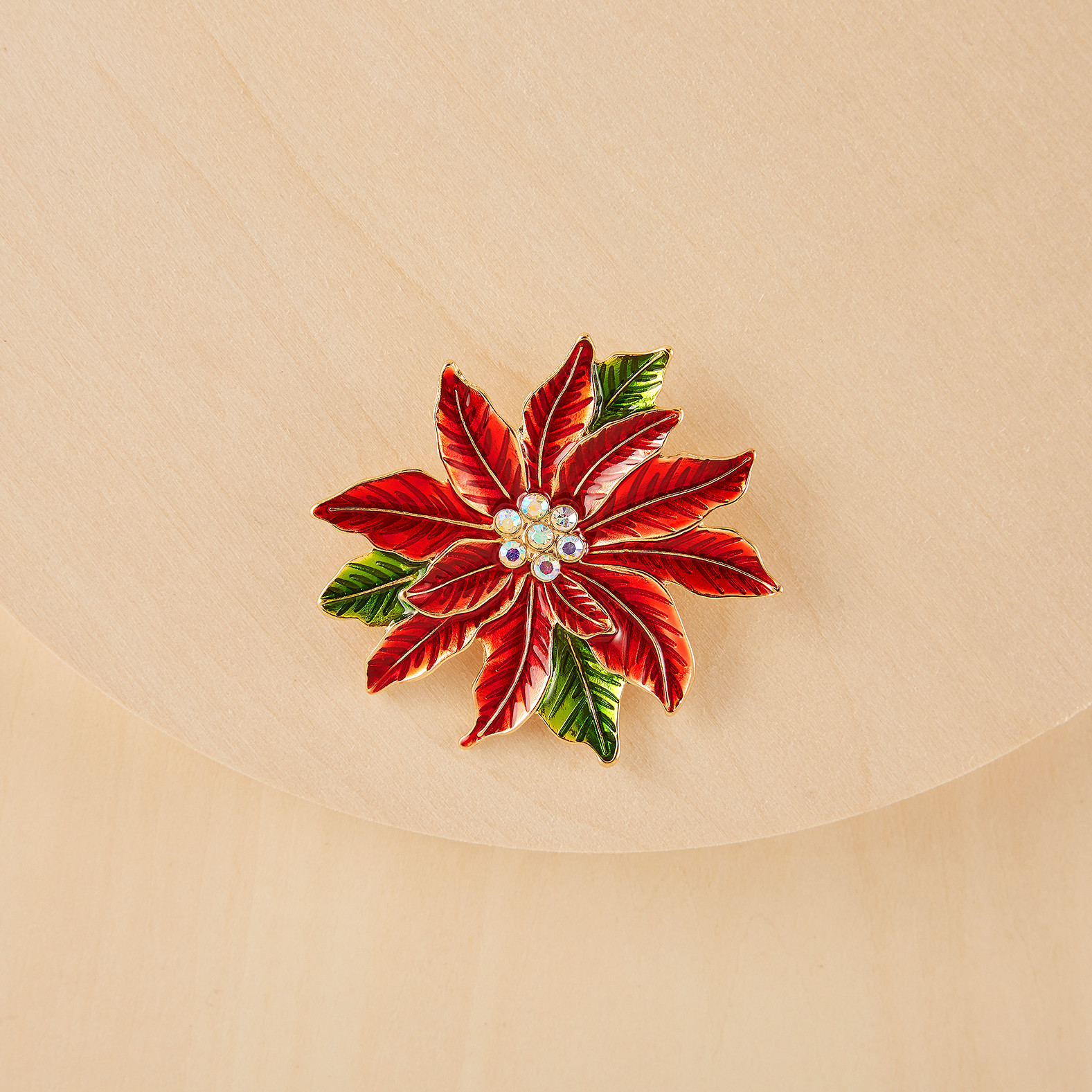 Poinsettia Pin