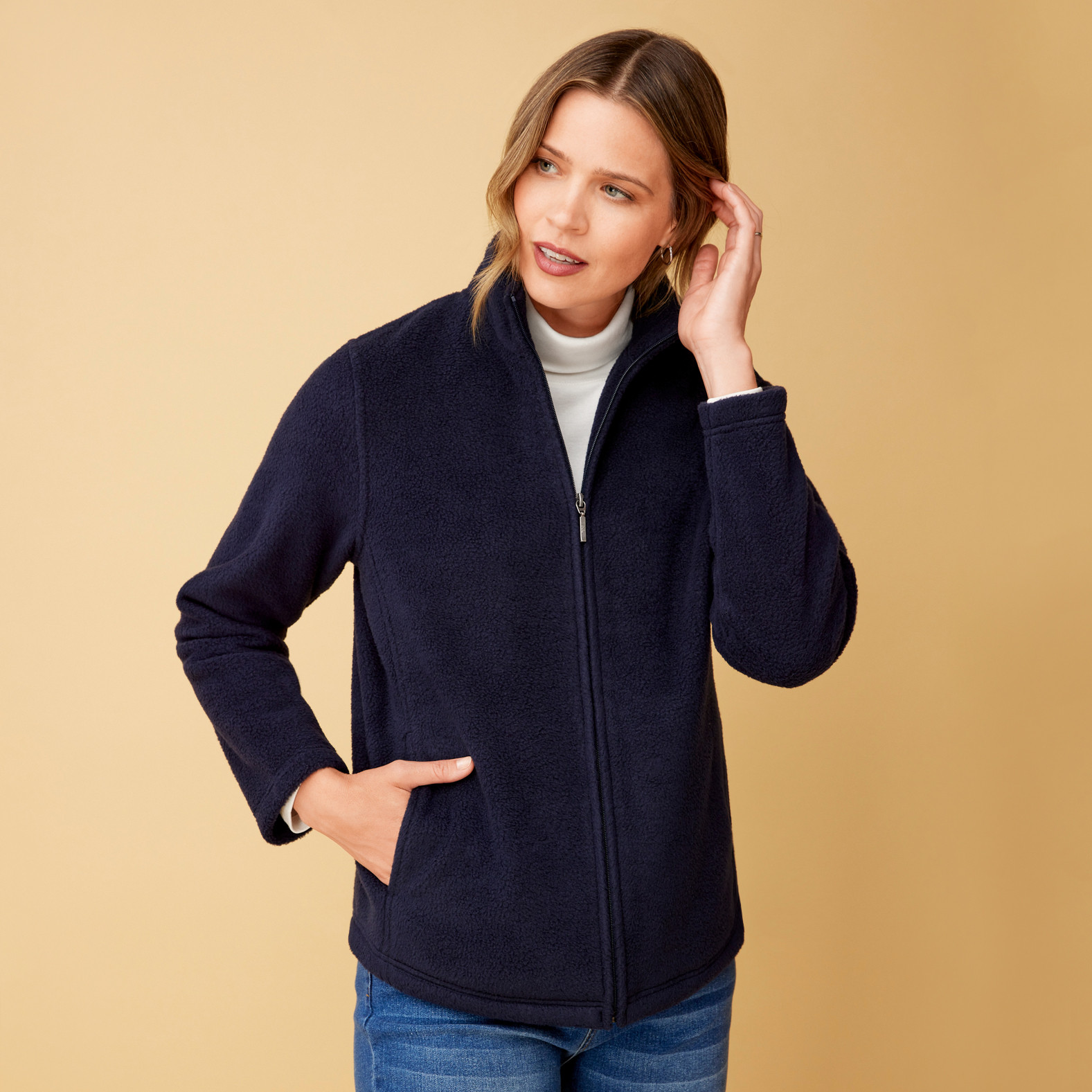 Zip Up Fleece Jacket