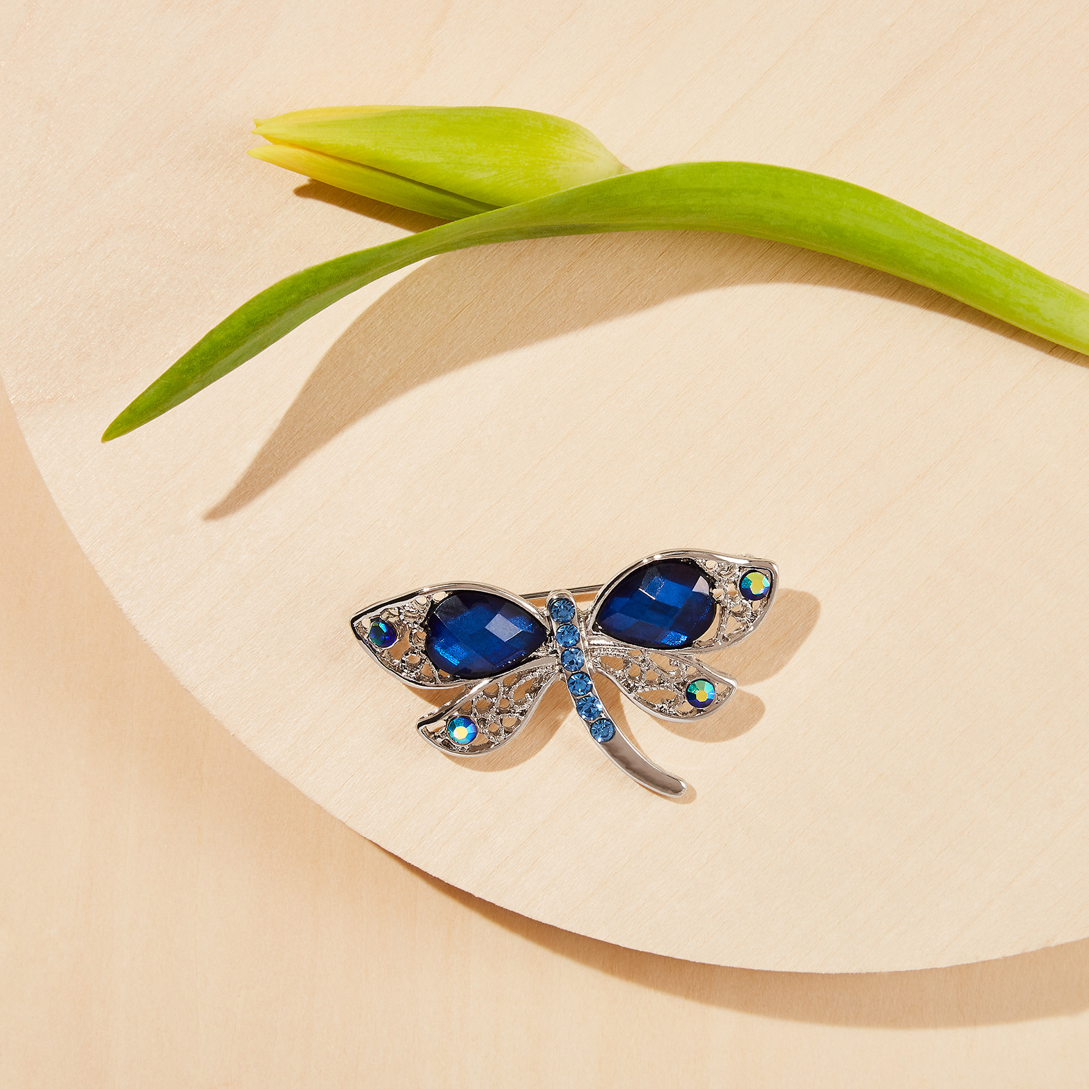 Dragonfly Gem Pin