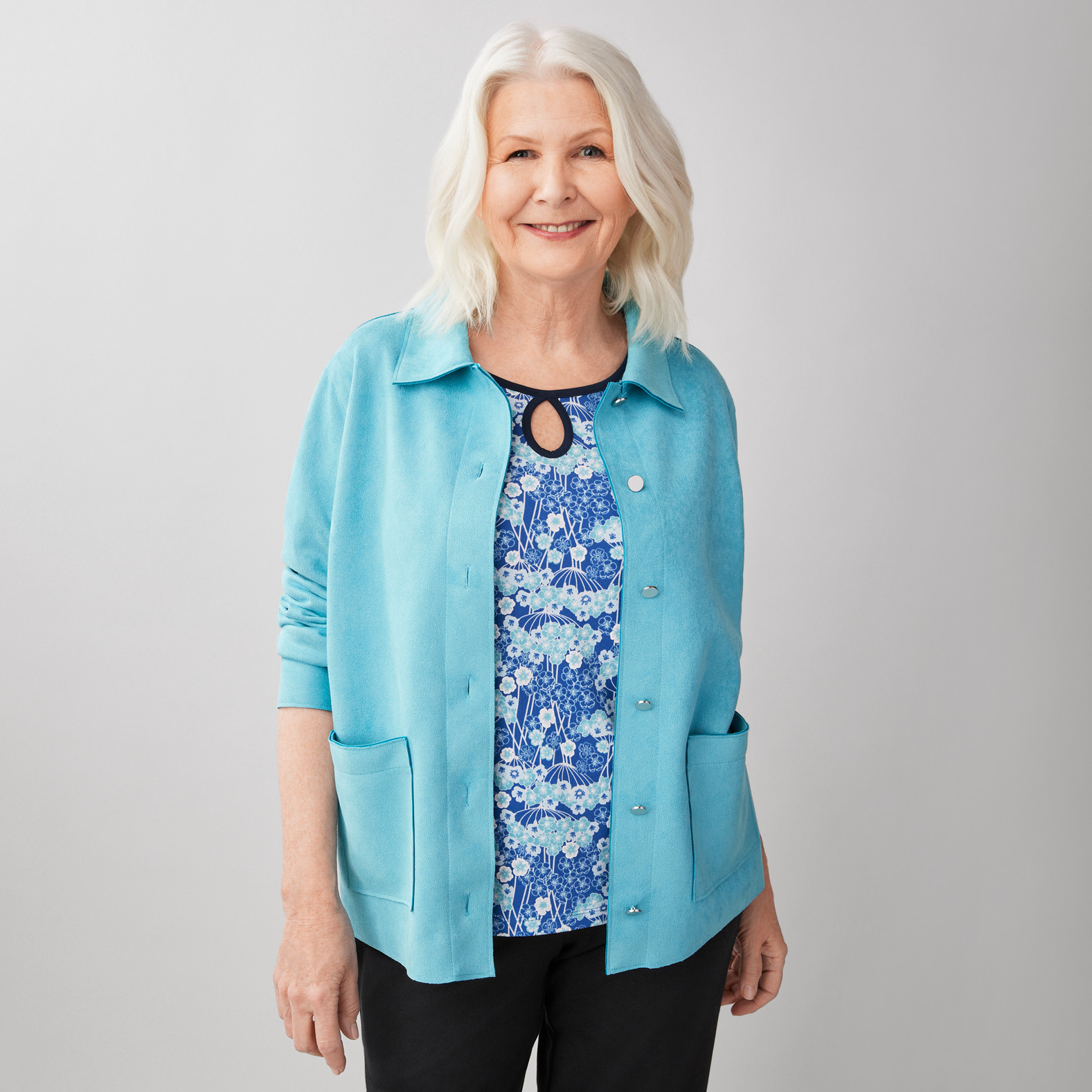 Petite - Faux Suede Jacket