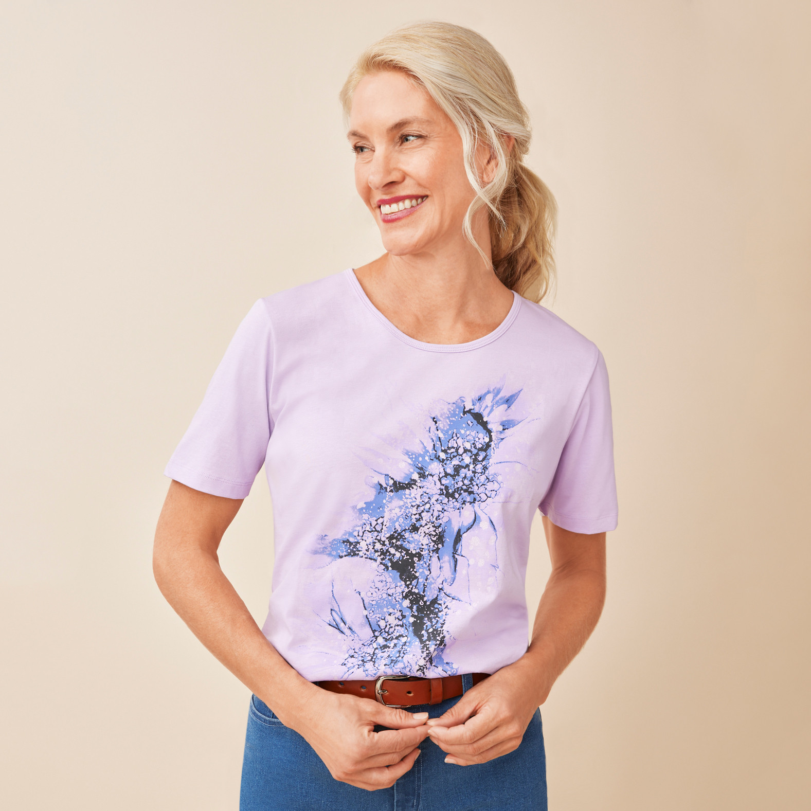 Colour Splash Relaxed Fit Tee