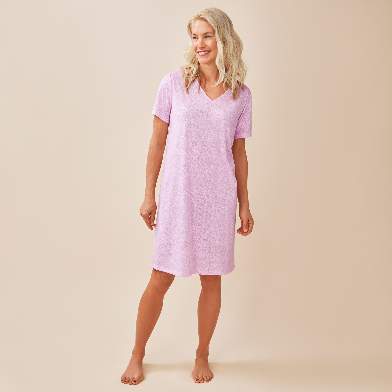 Dot Print Nightshirt
