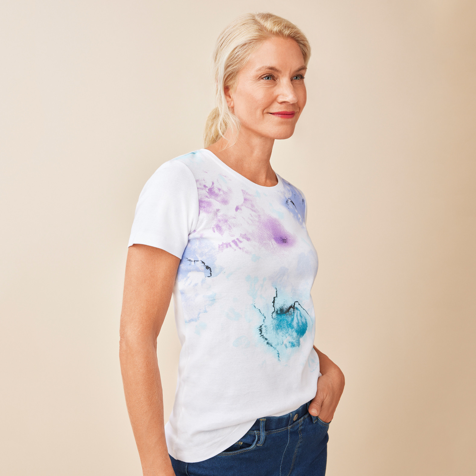Ink Textured Crewneck Tee