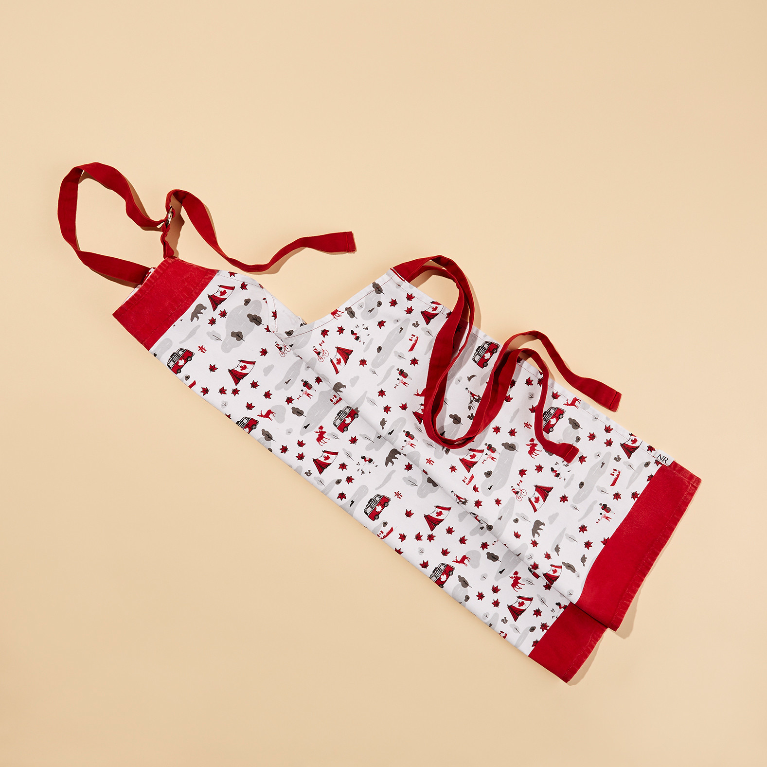 Canada Day Apron Folded
