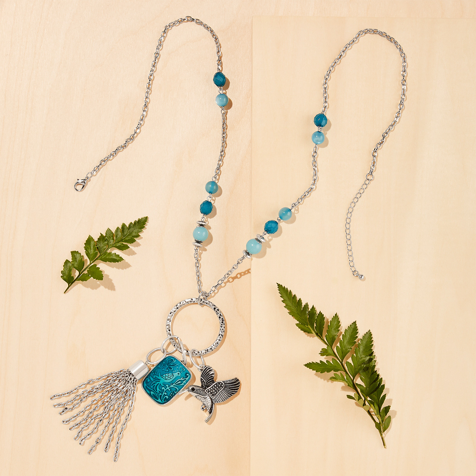 Hoops and Charms Necklace