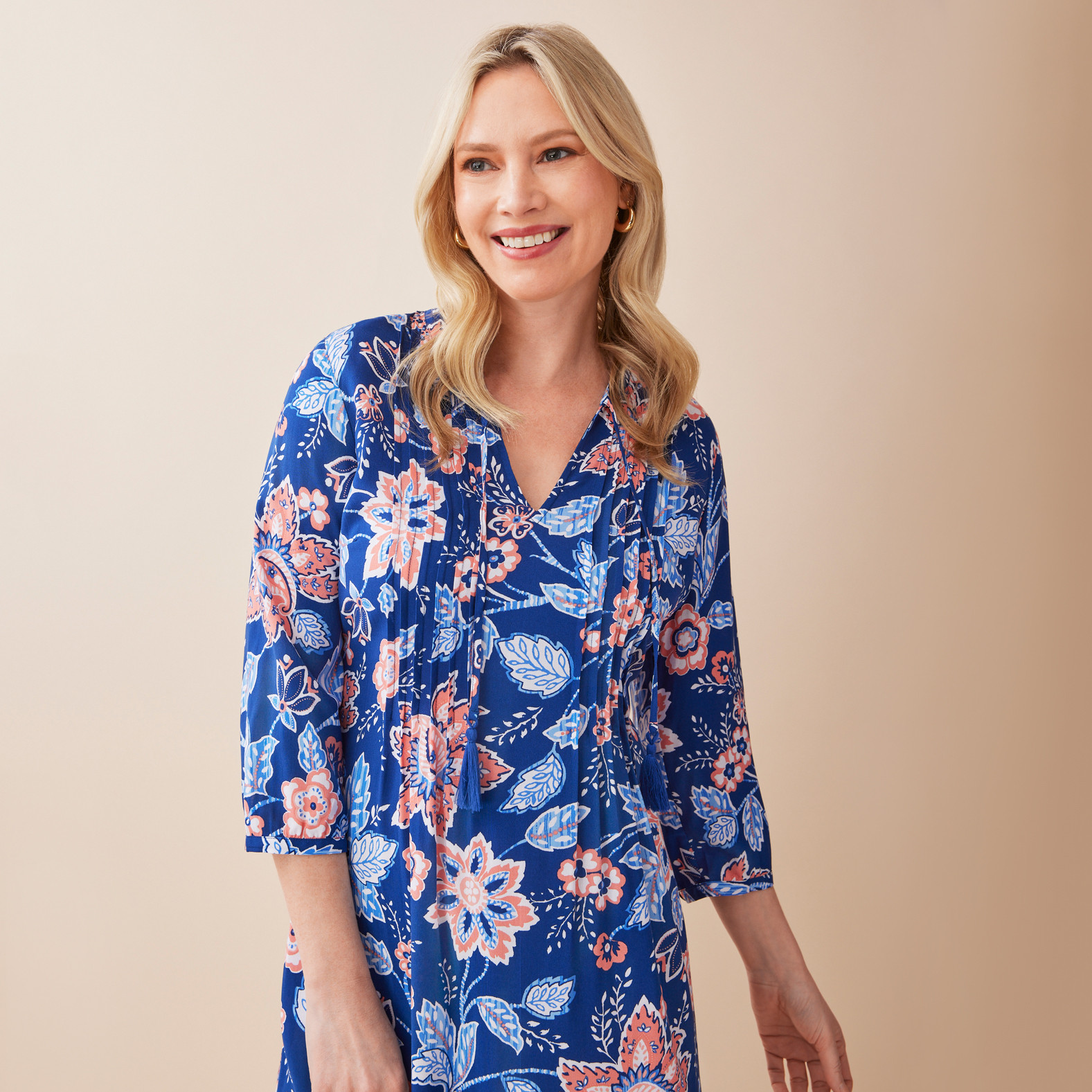 Pleated Dress Top Half