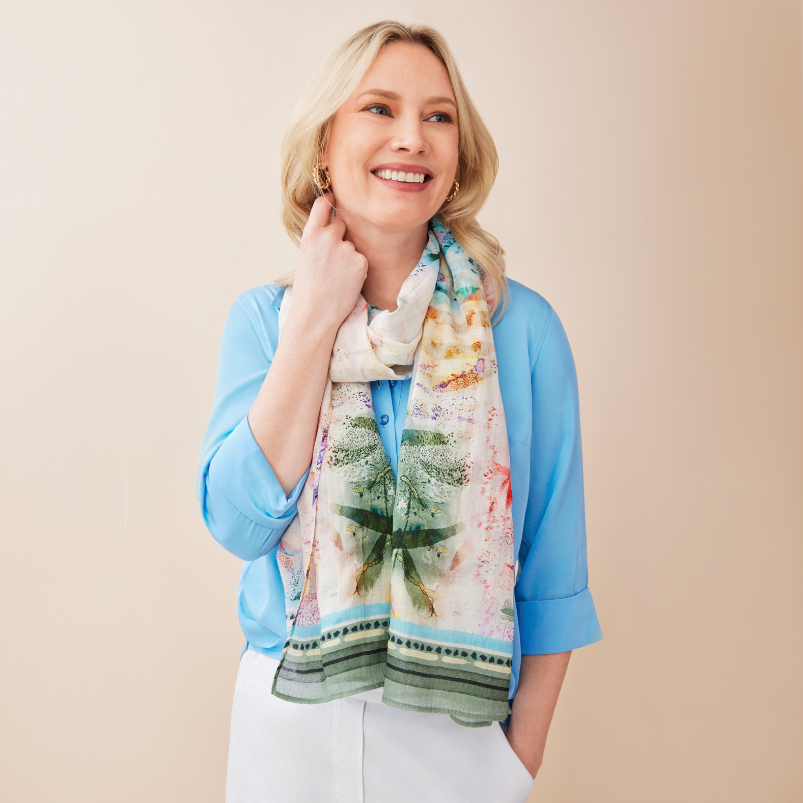 Tropical Dream Scarf Front View