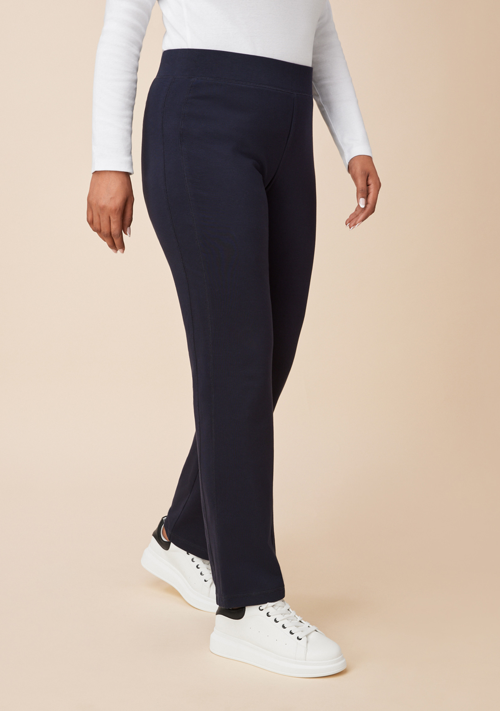 Everyday Seamed Pant Navy