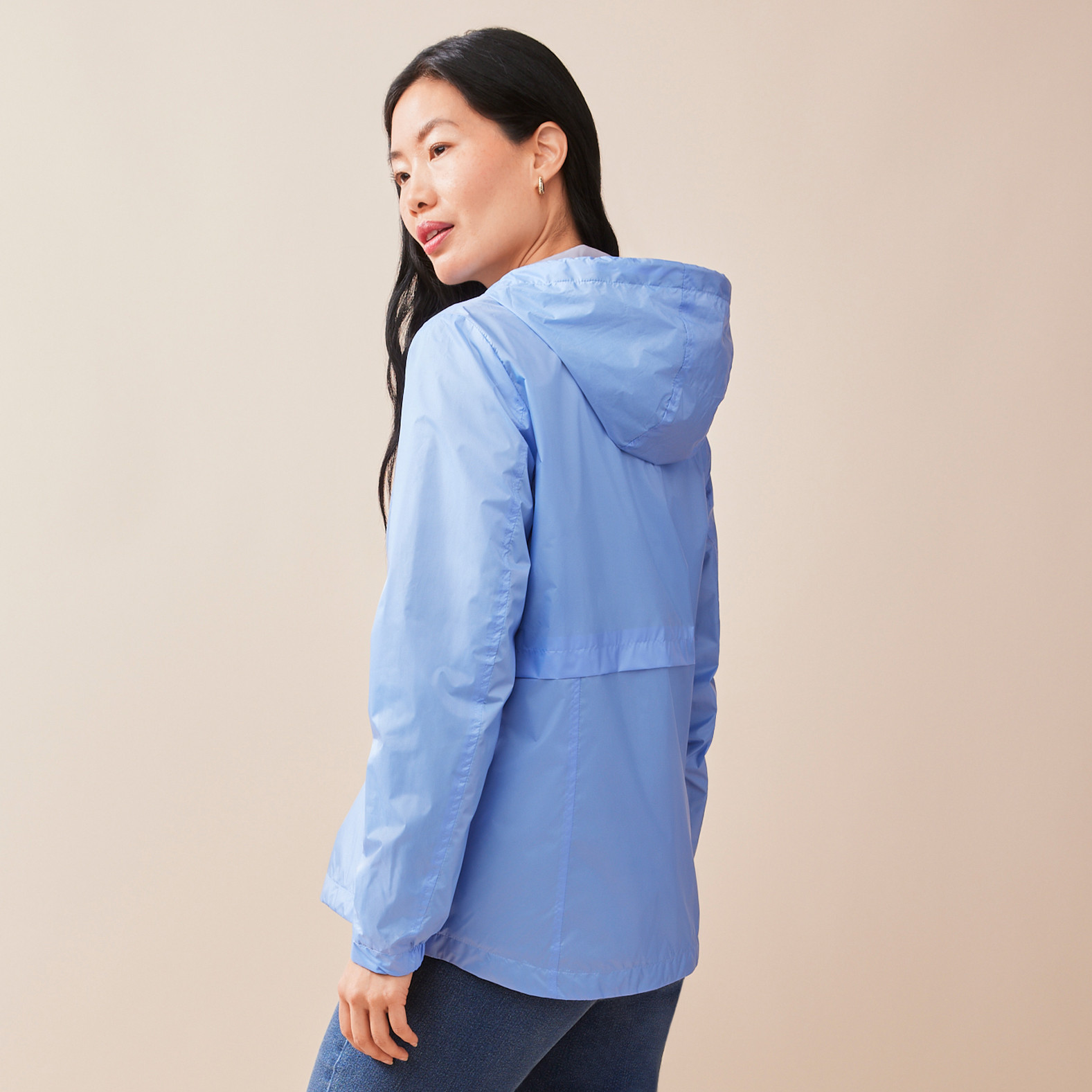 Aurora Wind Jacket Back View Half Body