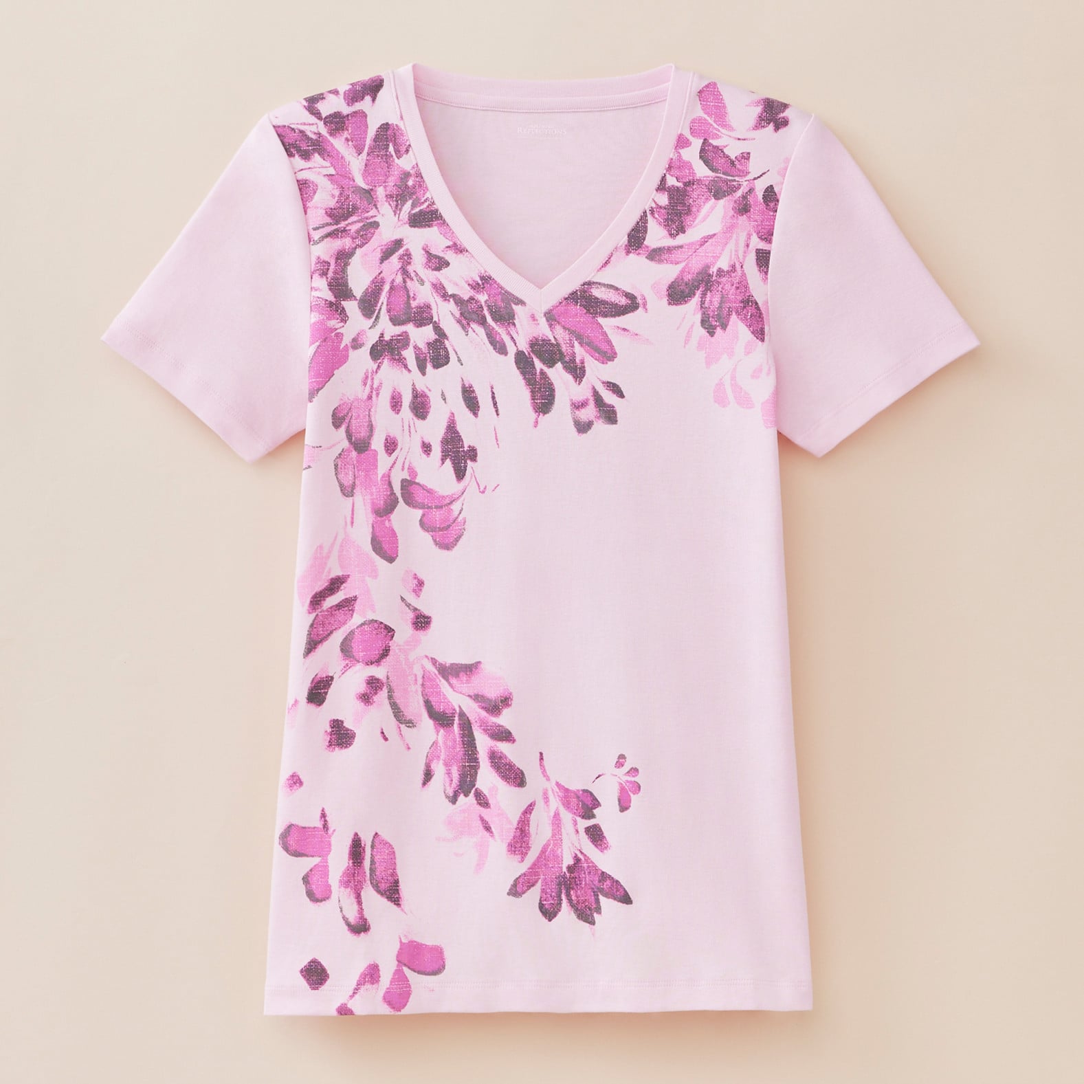 Everyday Fit Petals V-Neck Tee