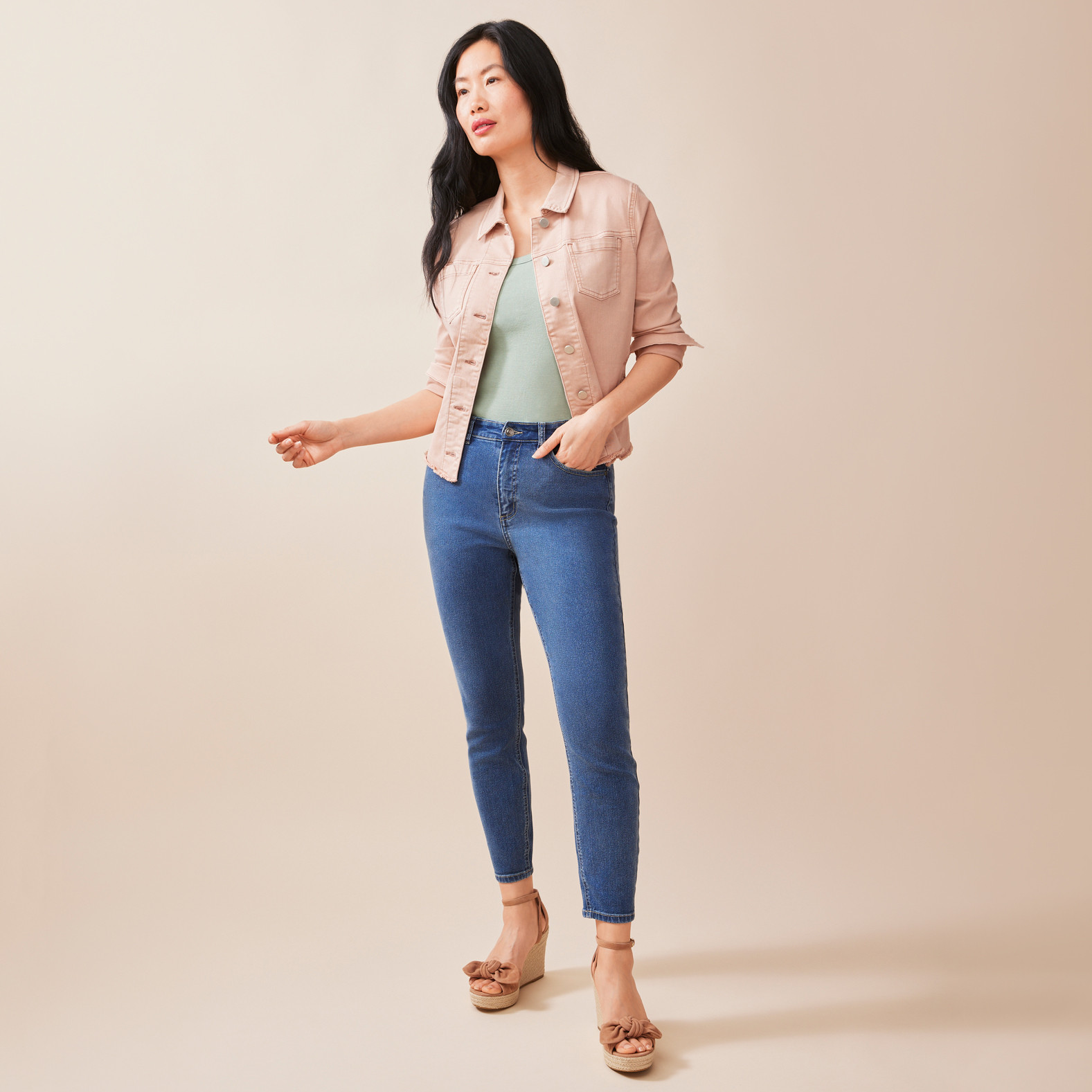 High Rise Crop Jean