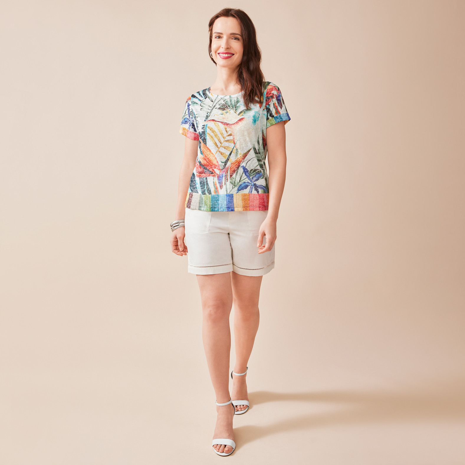 Petite - Sublimation Tropical Top Full Body