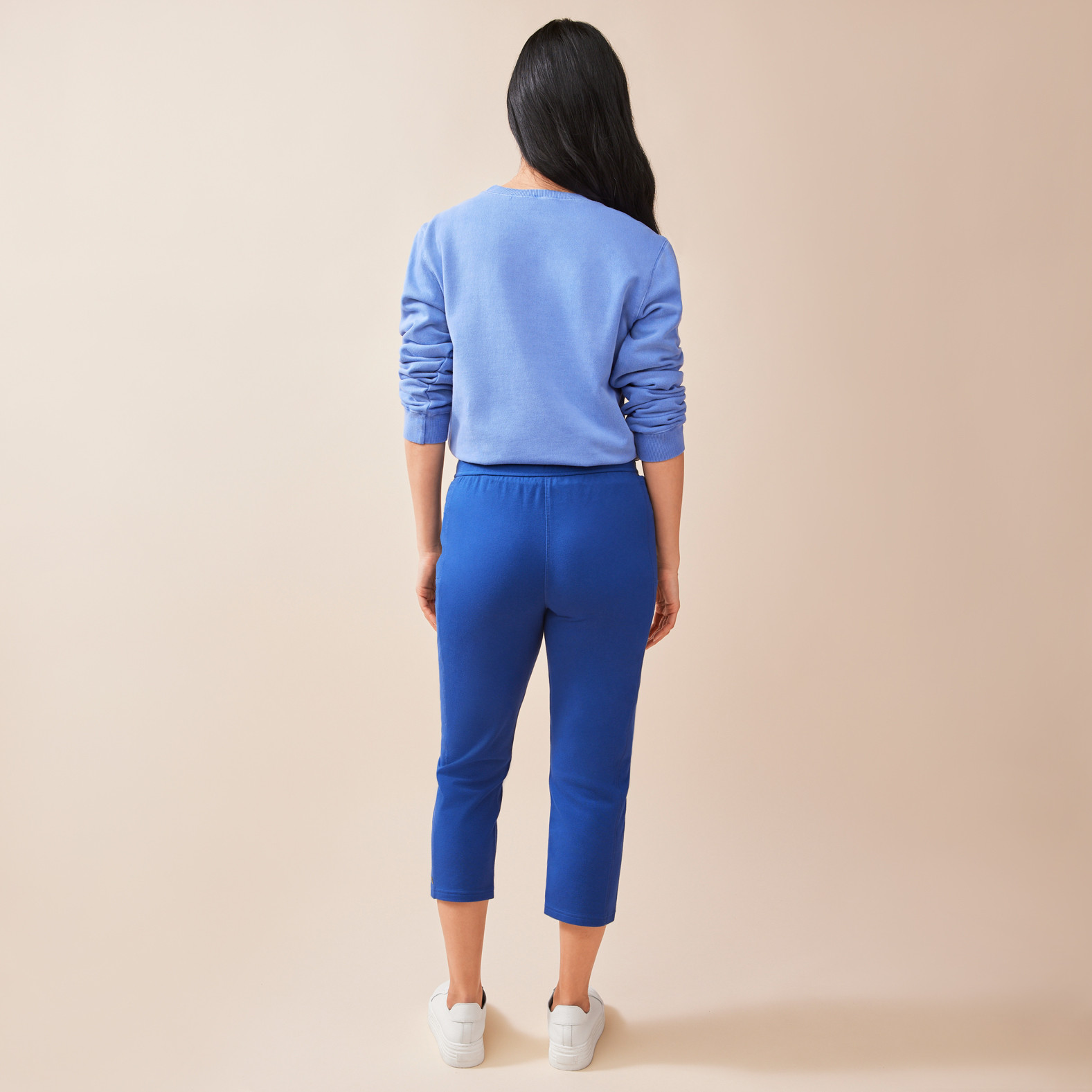 Pull On Capri Pant Back View