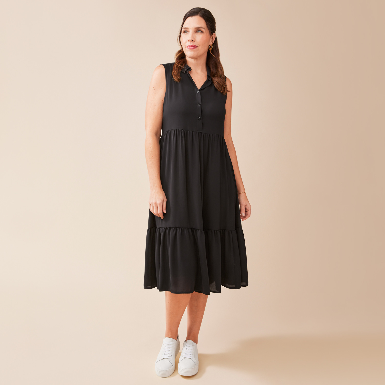 Sleeveless Tiered Dress