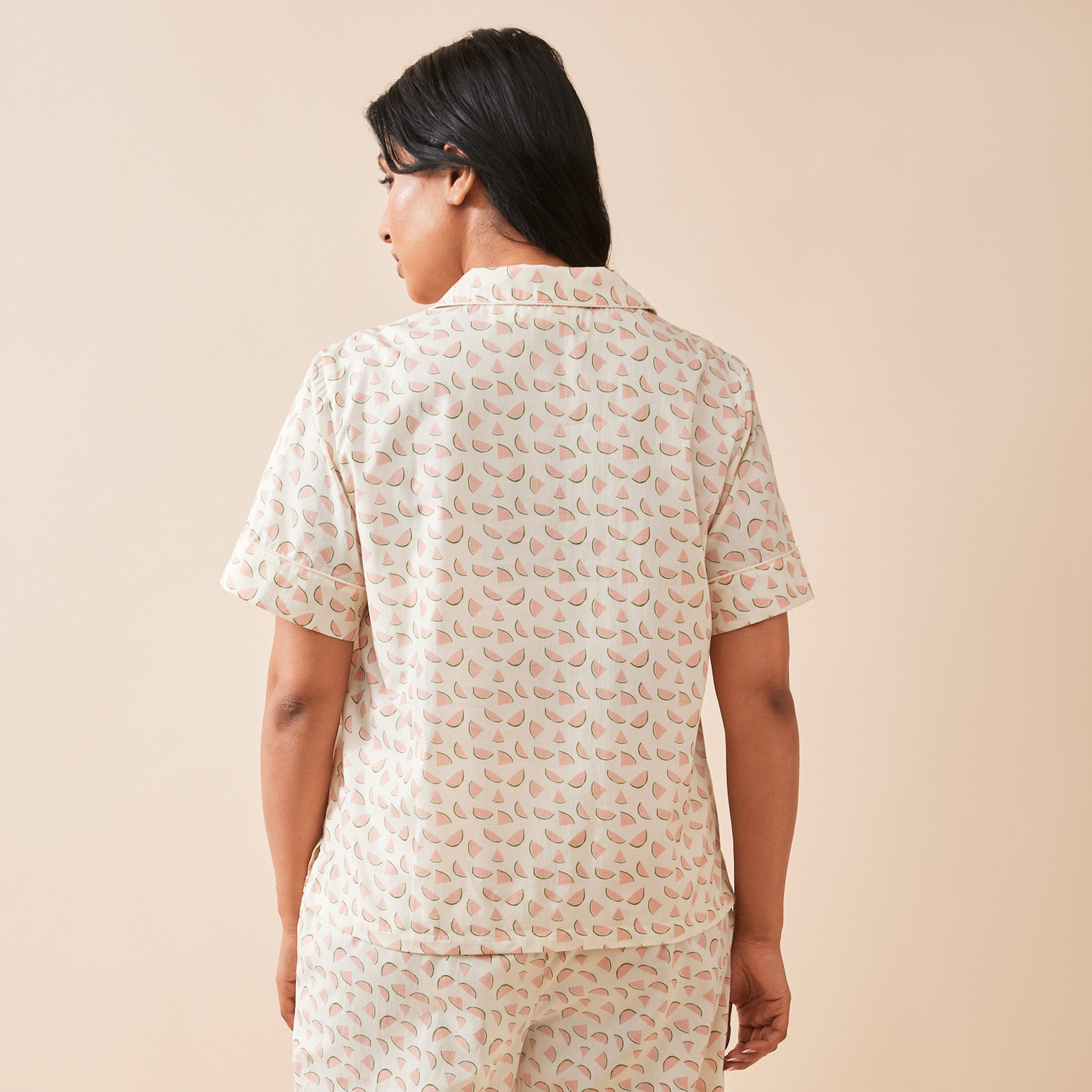 Watermelon Capri Pant Pyjamas Back View