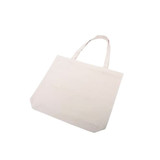 A natural beige 280gsm (10oz) cotton tote bag with two sturdy handles and a blank design.