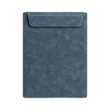 A4 magnetic clipboard in a deep blue colour with a smooth, textured finish and a flap at the top.