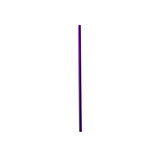 A purple stainless steel straw, featuring a smooth surface and a slight grip texture near the top.