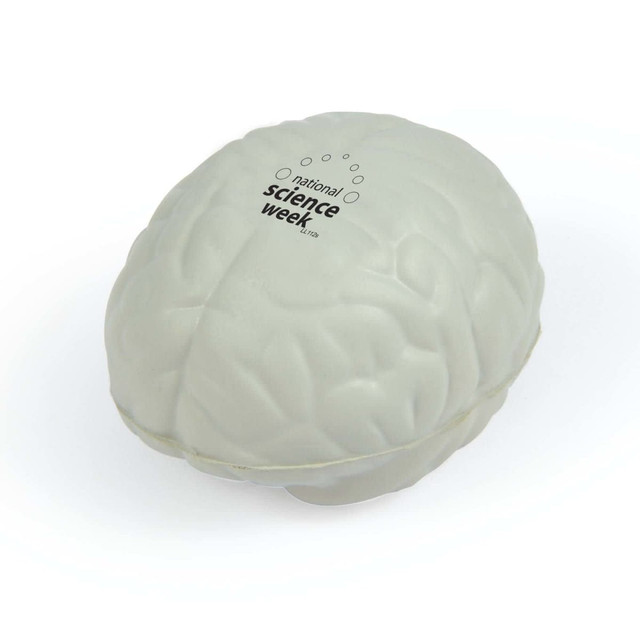 A stress ball designed in the shape of a brain, featuring the text "national science week." A stress ball designed in the shape of a brain, featuring the text "national science week."